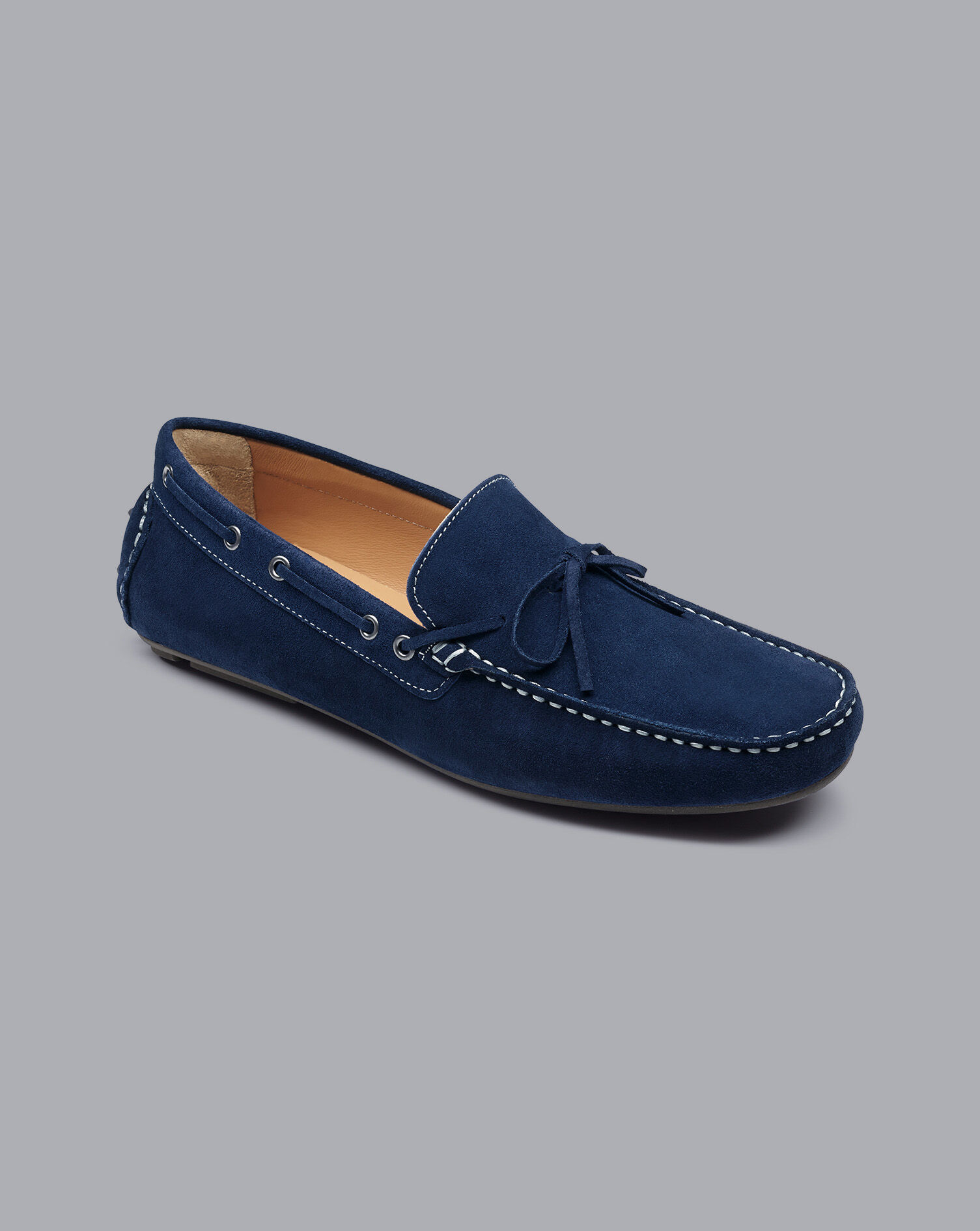 Charles Tyrwhitt Suede Driving Loafers - Blue