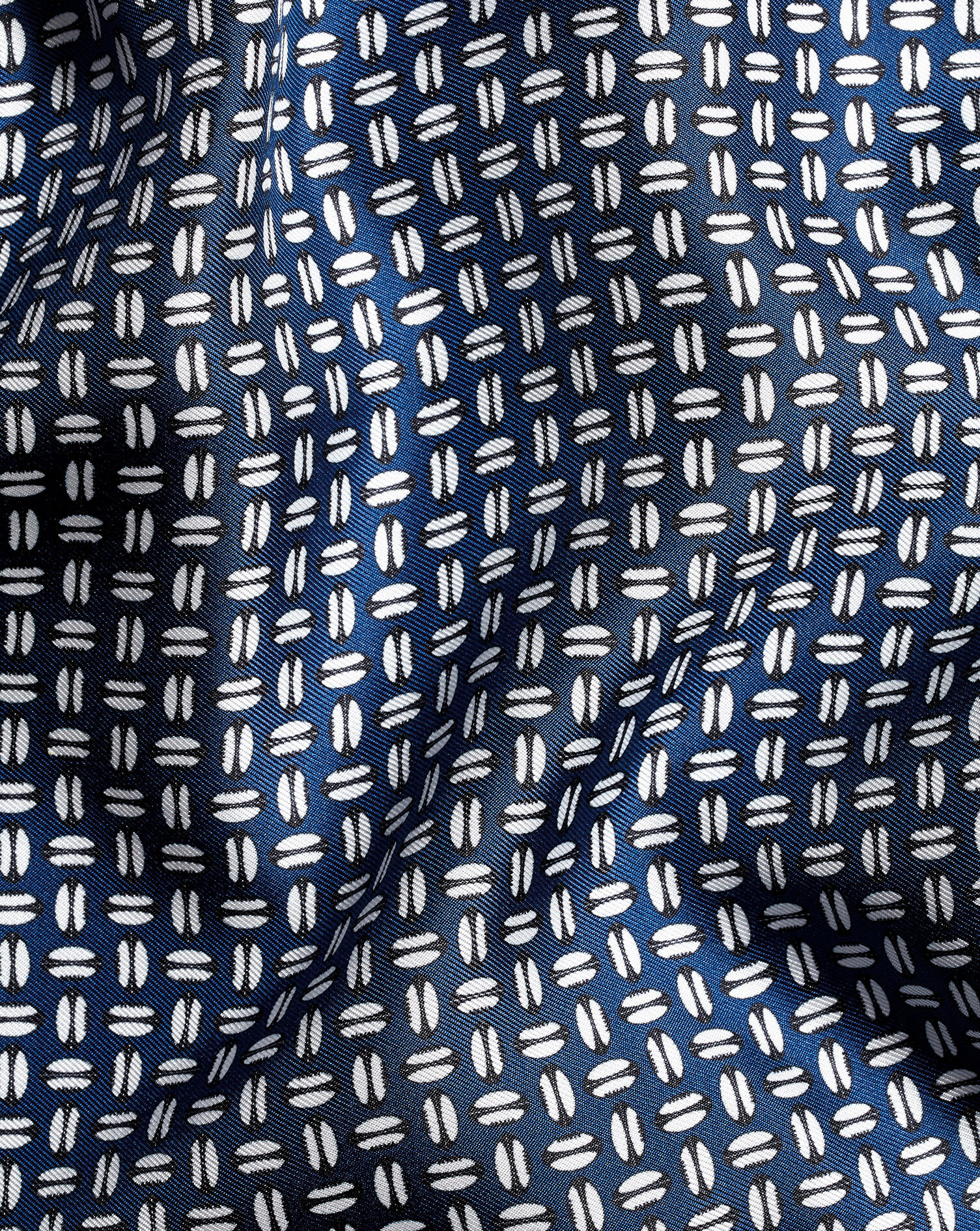 Charles Tyrwhitt England Rugby Rugby Ball Pocket Square - Blue