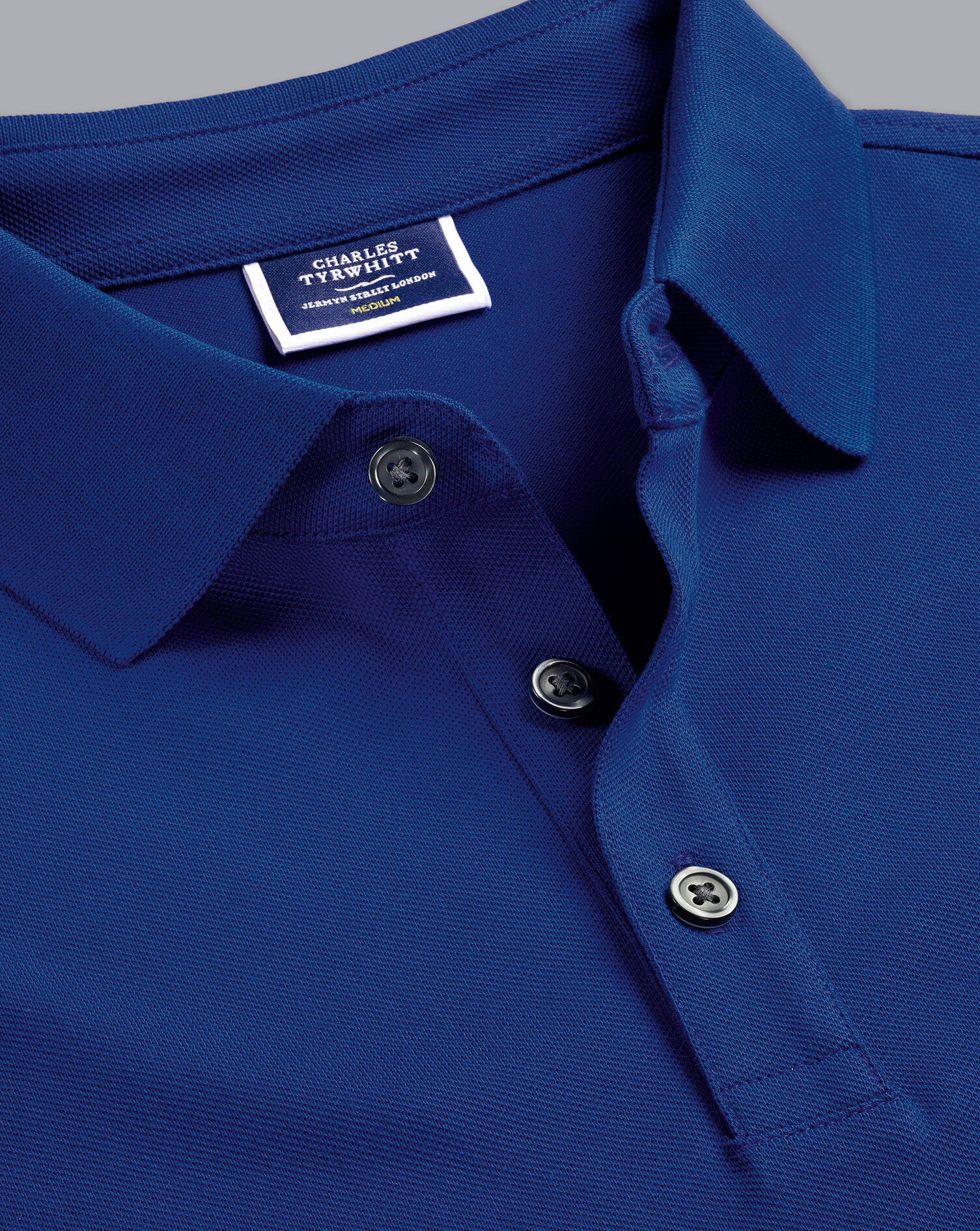 Charles Tyrwhitt Tyrwhitt Pique Polo - Royal Blue