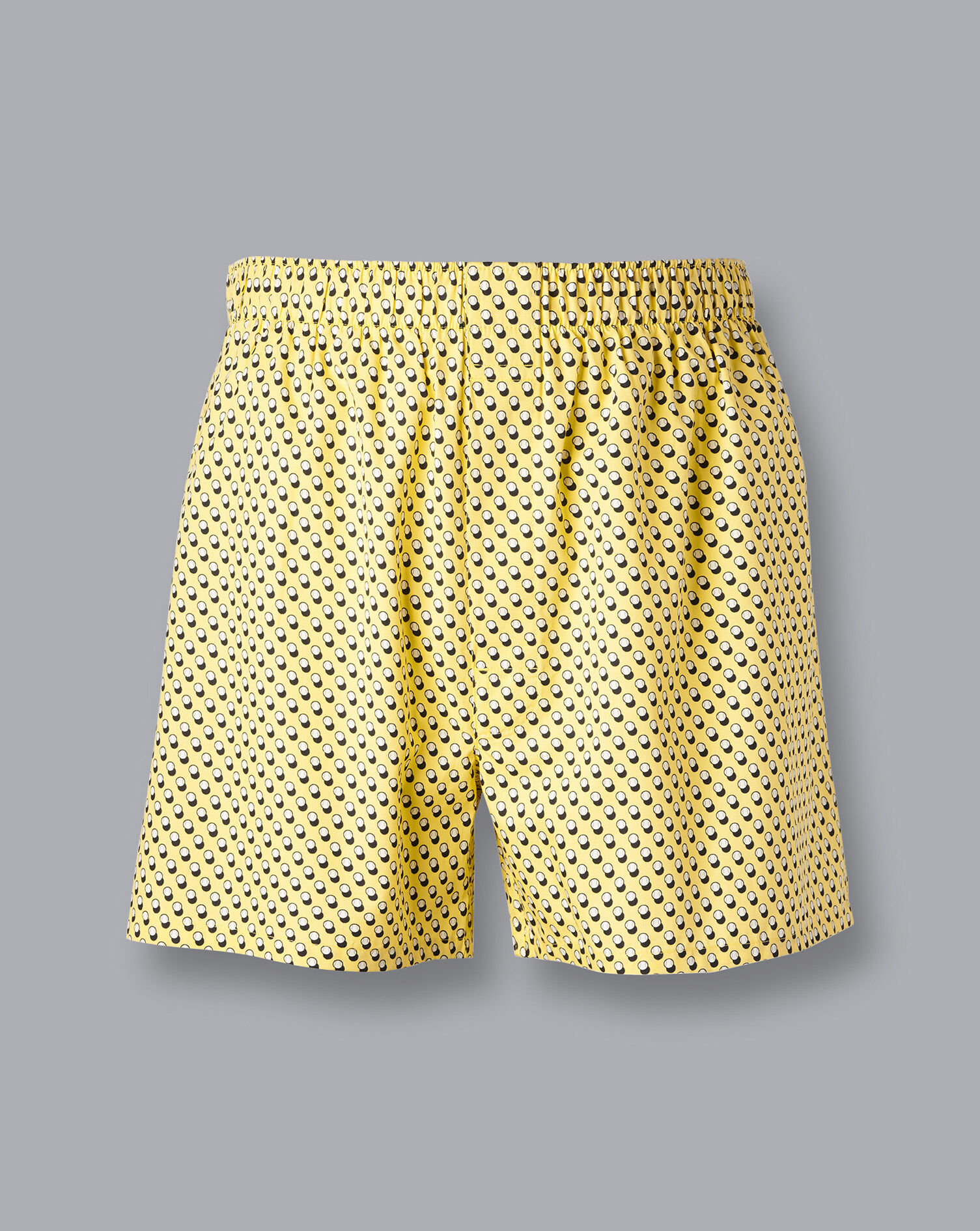 Charles Tyrwhitt Tennis Ball Motif Woven Boxers - Lemon
