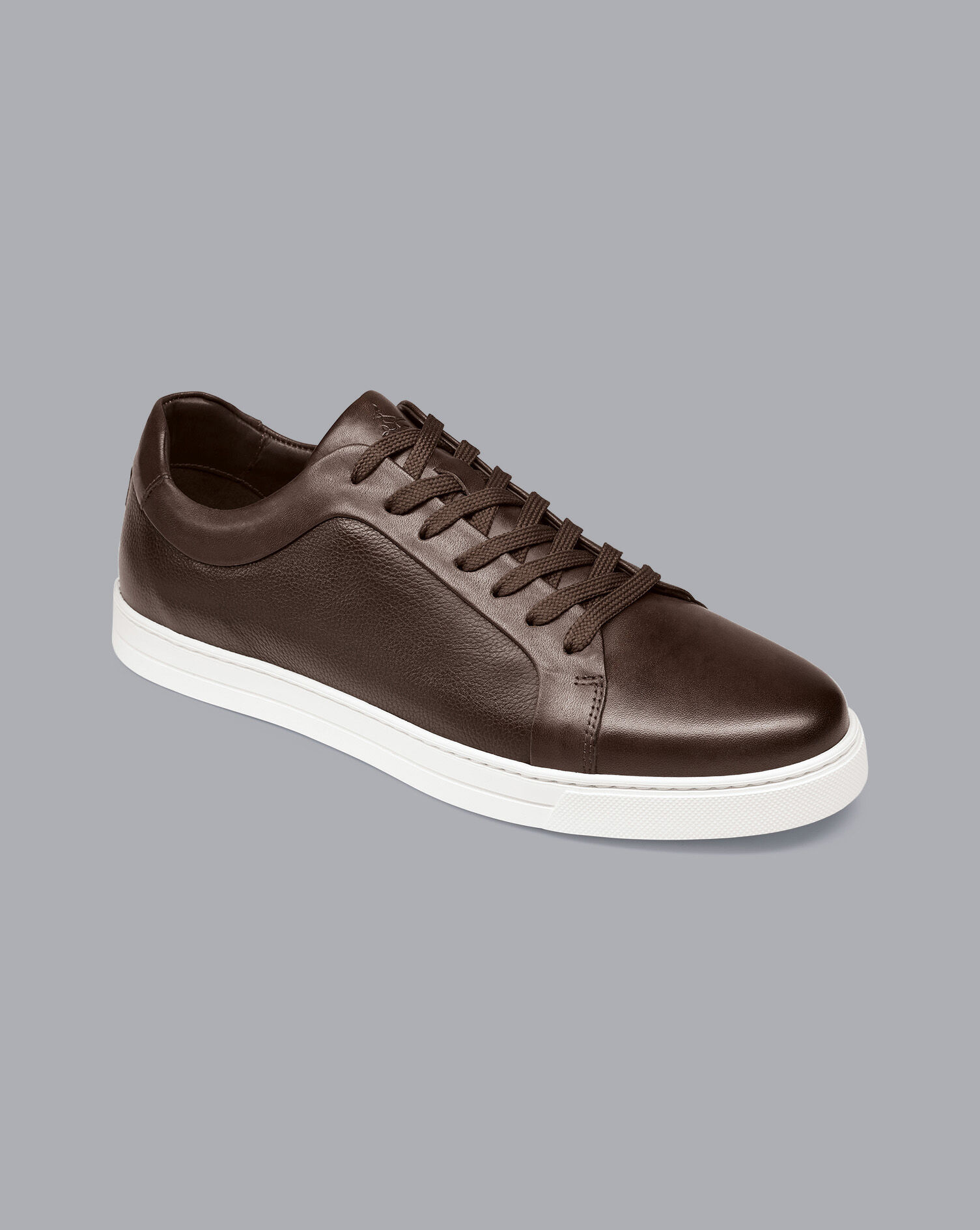 Charles Tyrwhitt Leather Sneakers - Chocolate