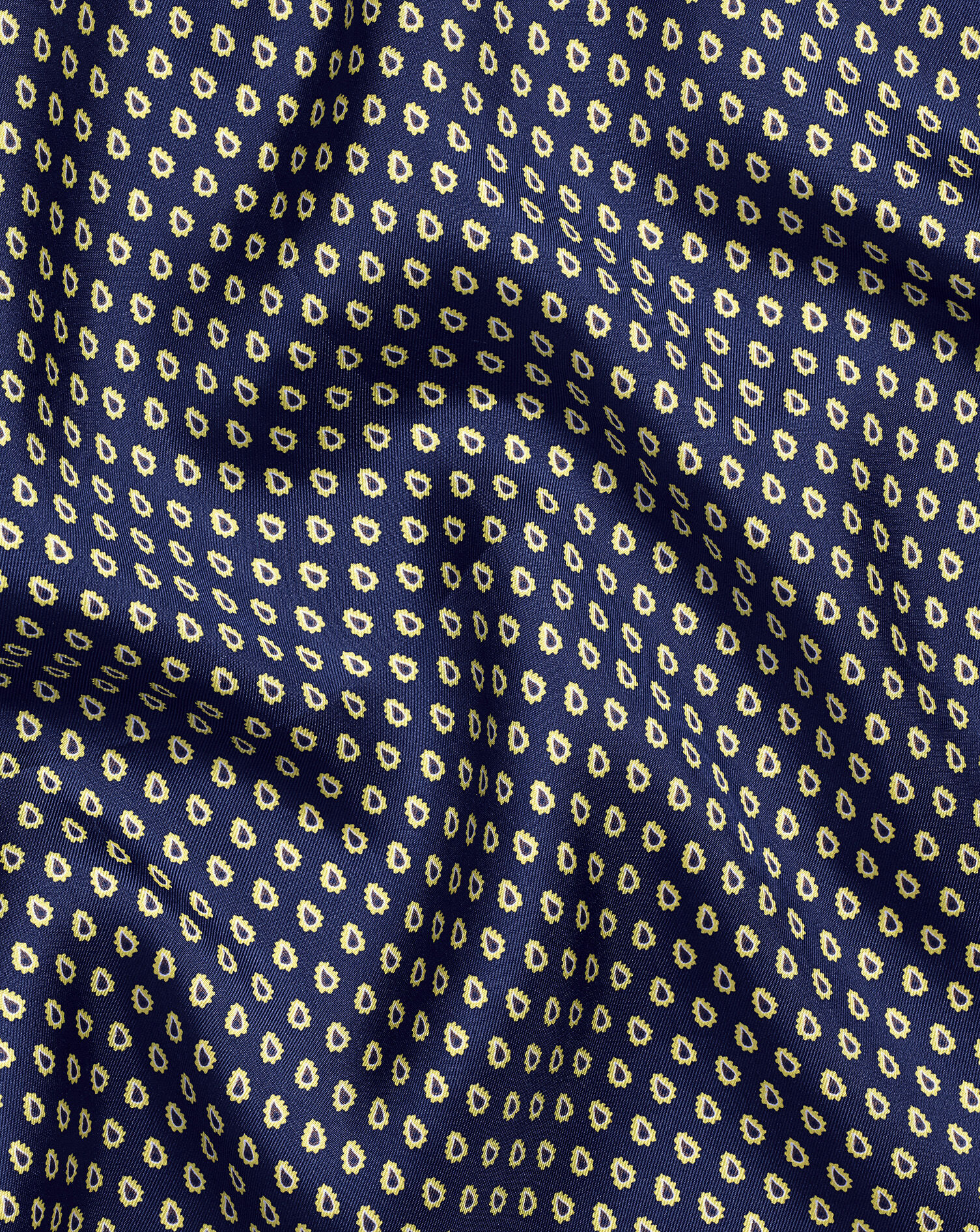 Charles Tyrwhitt Paisley Print Pocket Square - French Blue