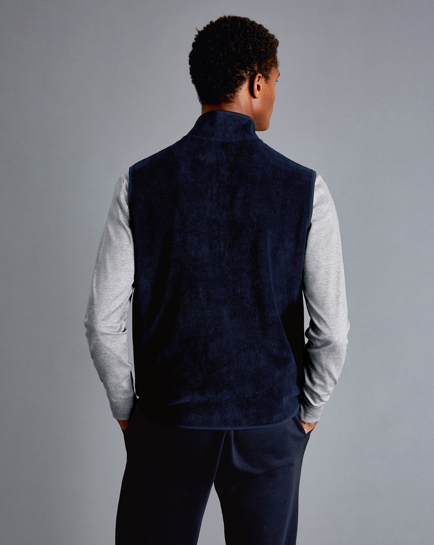 Charles Tyrwhitt Fleece Vest - Navy