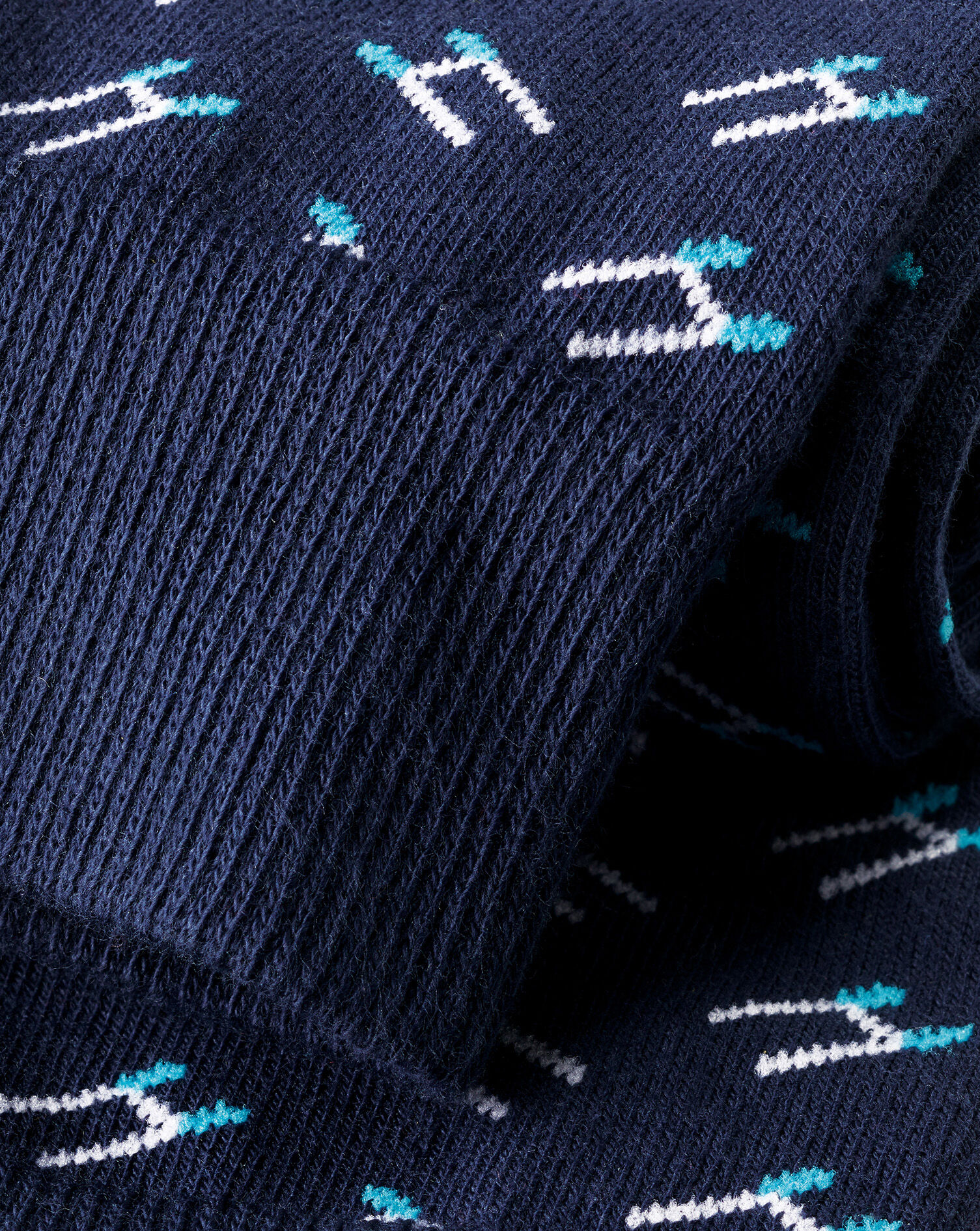 Charles Tyrwhitt England Rugby Post Socks - French Blue