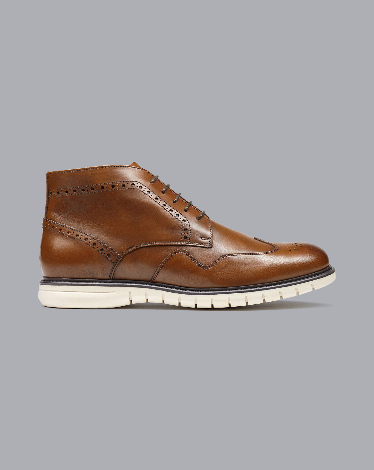 Charles Tyrwhitt Brogue Boots - Tan