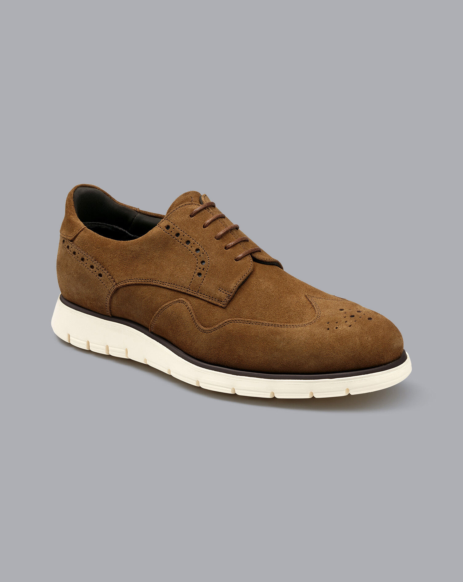 Charles Tyrwhitt Suede Hybrid Trainers - Tobacco Brown
