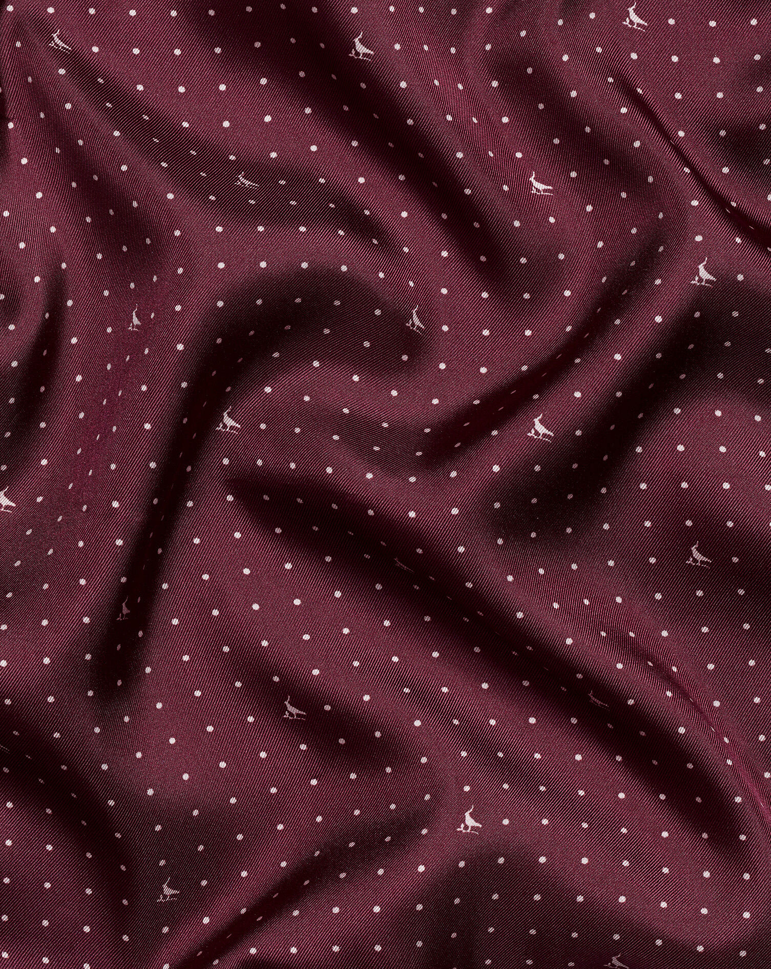 Charles Tyrwhitt Spot Print Pocket Square - Cherry Pink