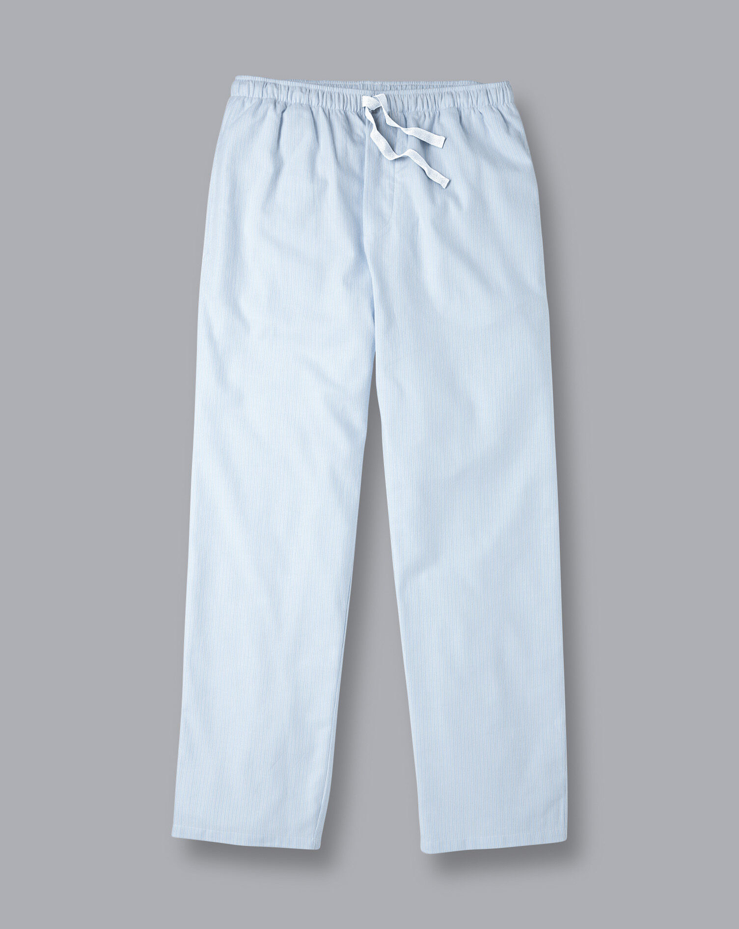 Charles Tyrwhitt Fine Stripe Pajama Bottoms - Sky Blue