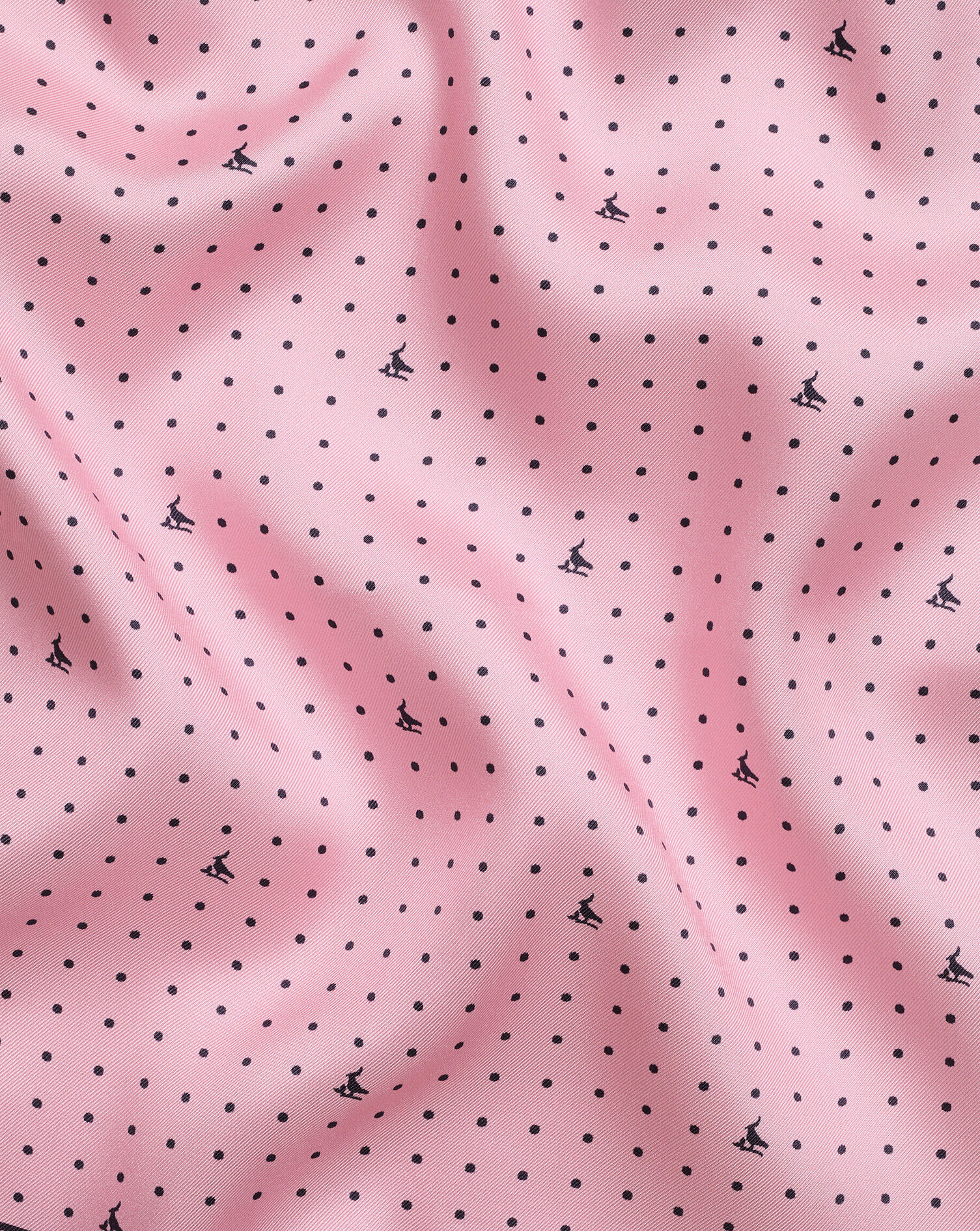 Charles Tyrwhitt Spot Print Pocket Square - Pink