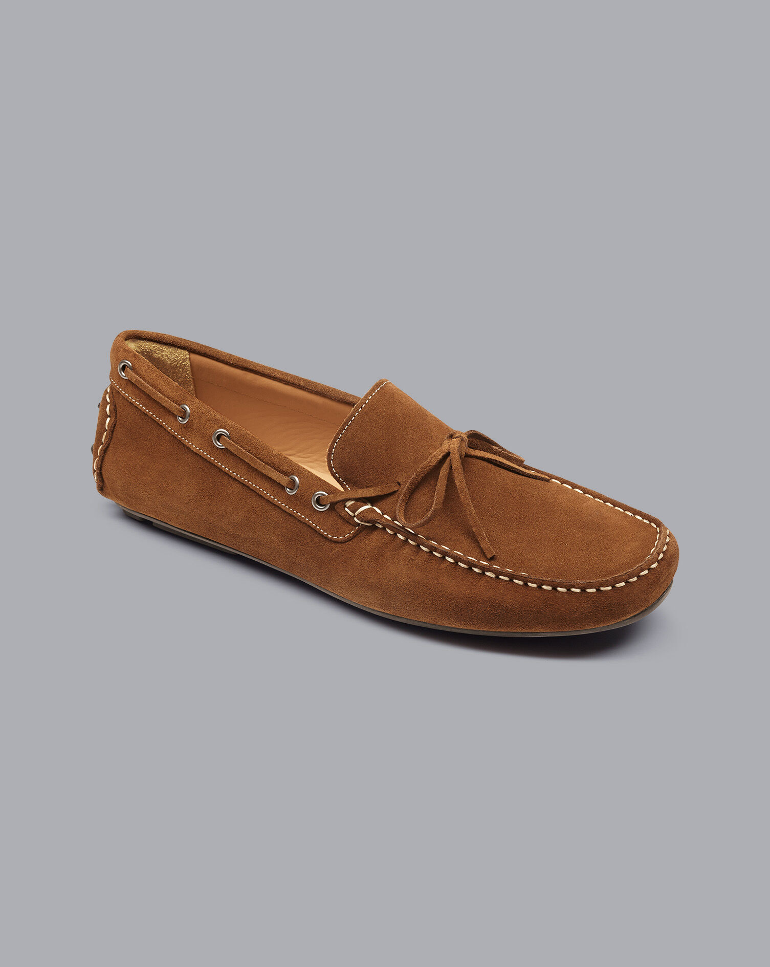 Charles Tyrwhitt Suede Driving Loafers - Brown