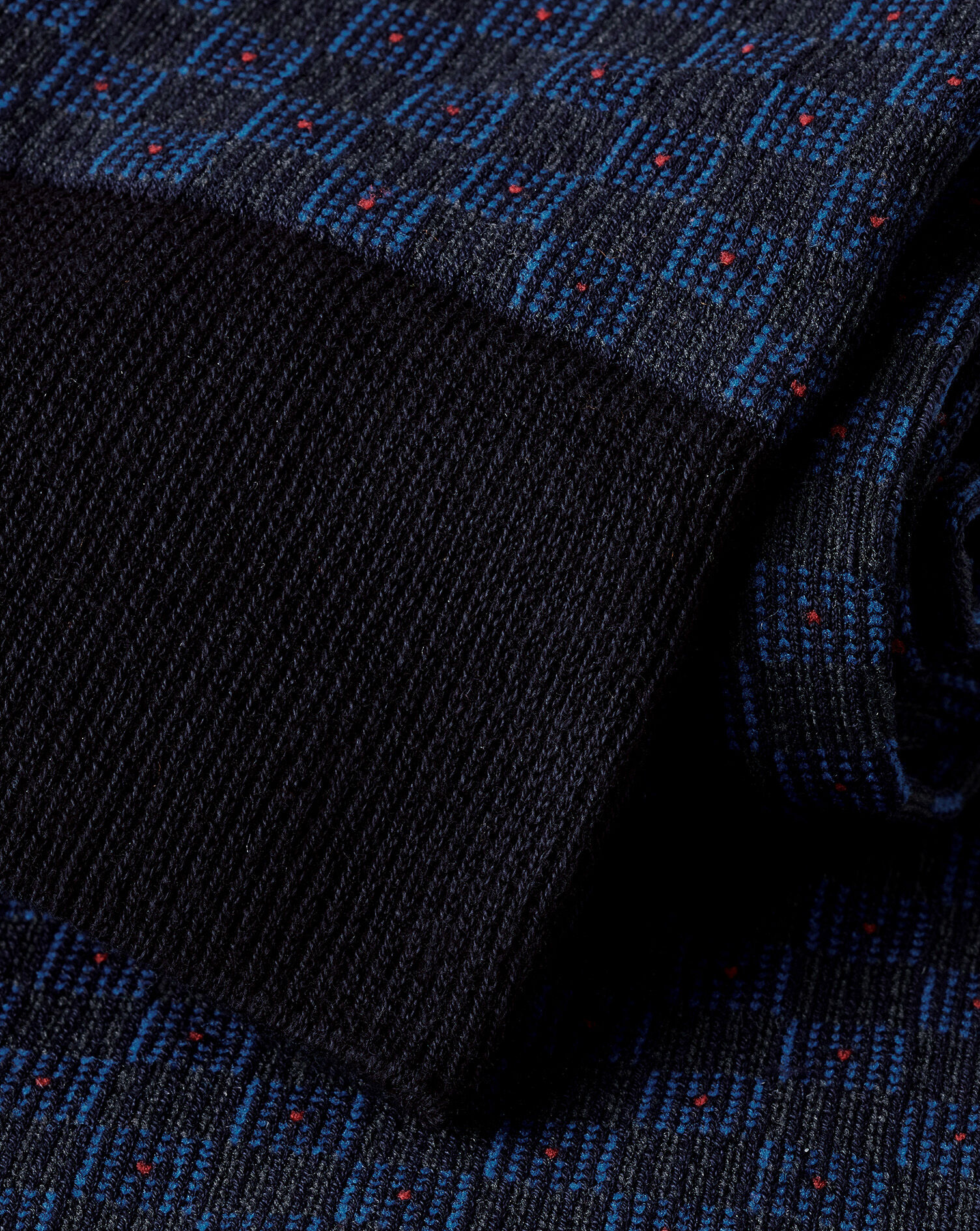 Charles Tyrwhitt Jacquard Tile Socks - Navy