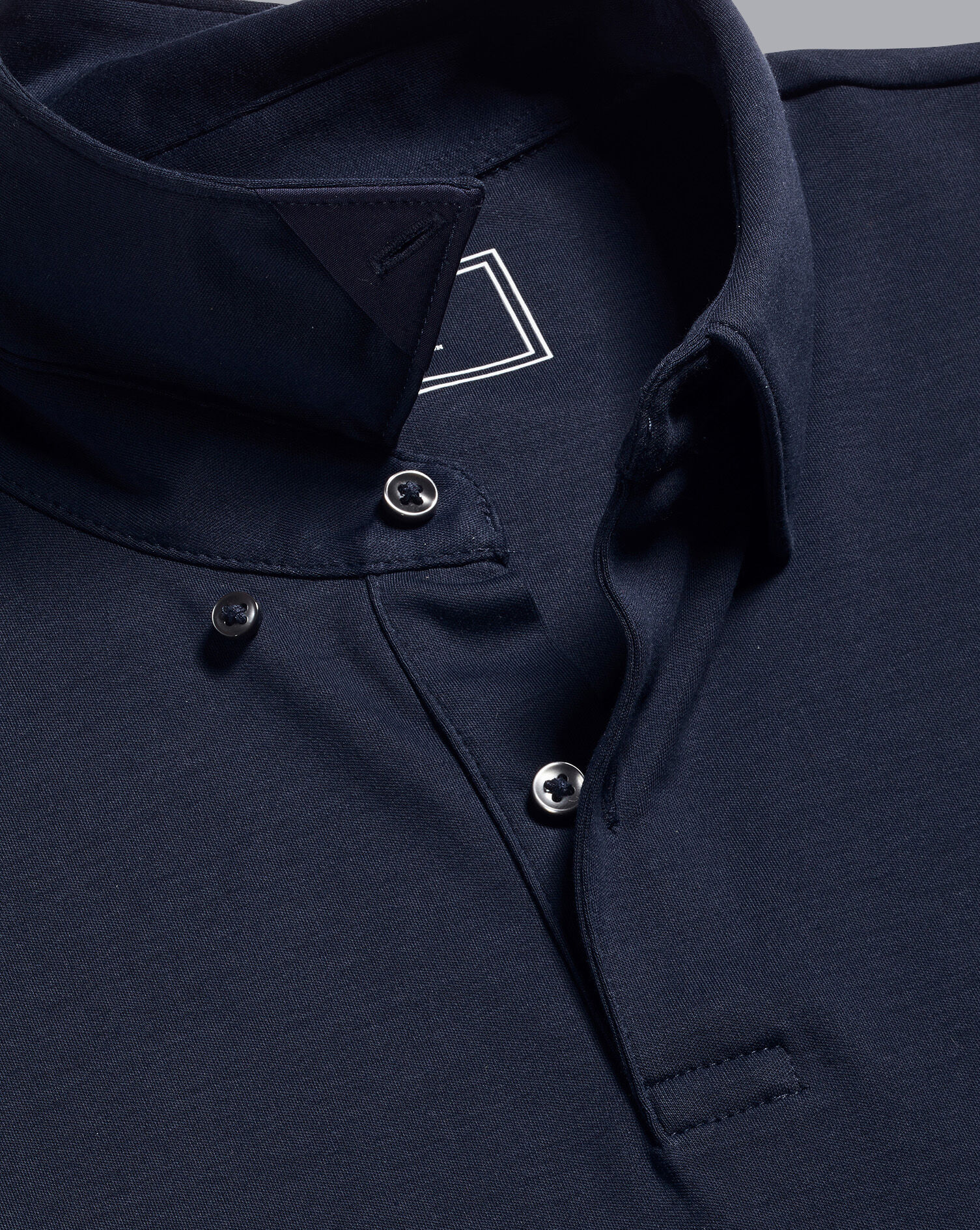 Charles Tyrwhitt Smart Jersey Polo - Navy