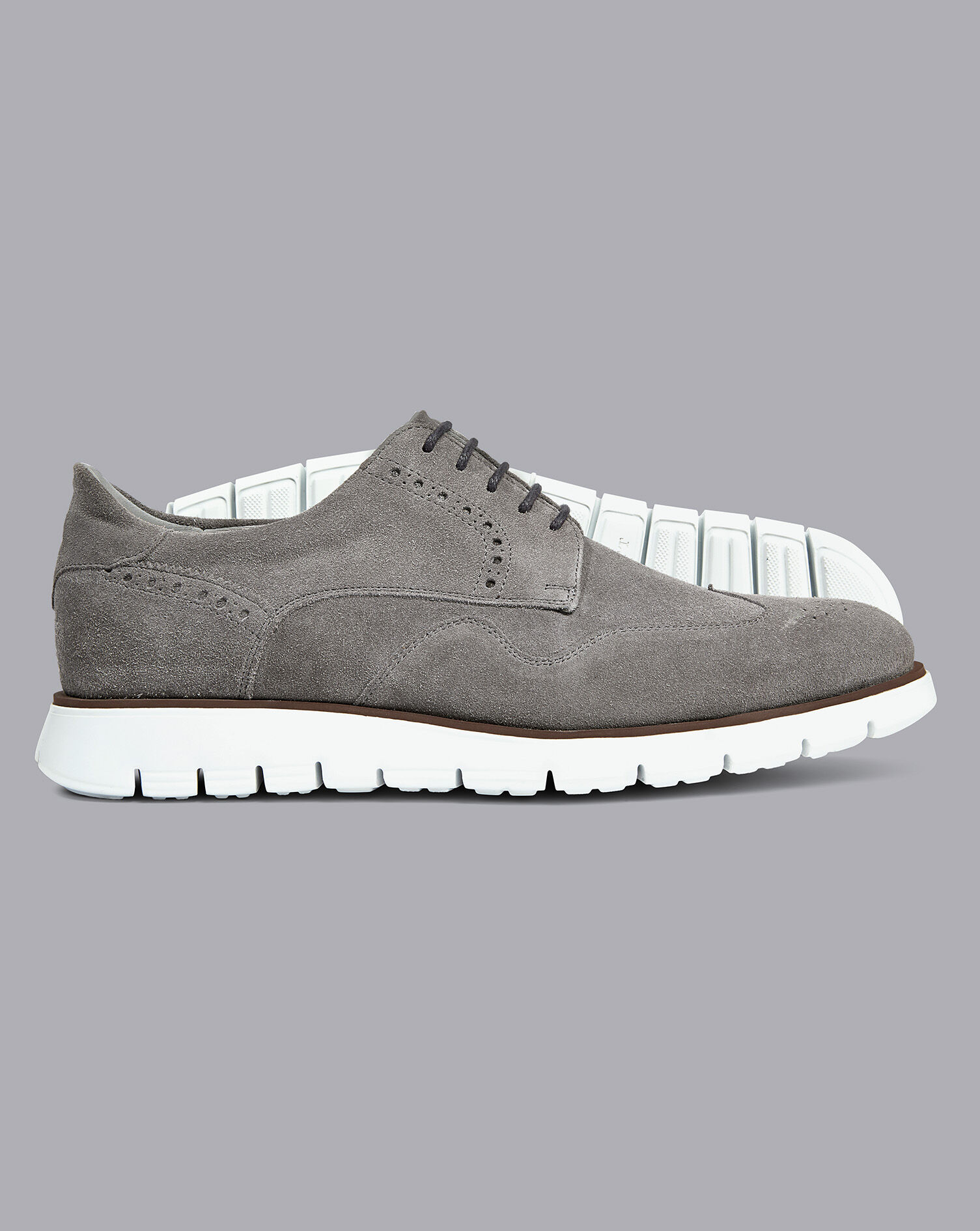 Charles Tyrwhitt Suede Hybrid Sneakers - Light Grey