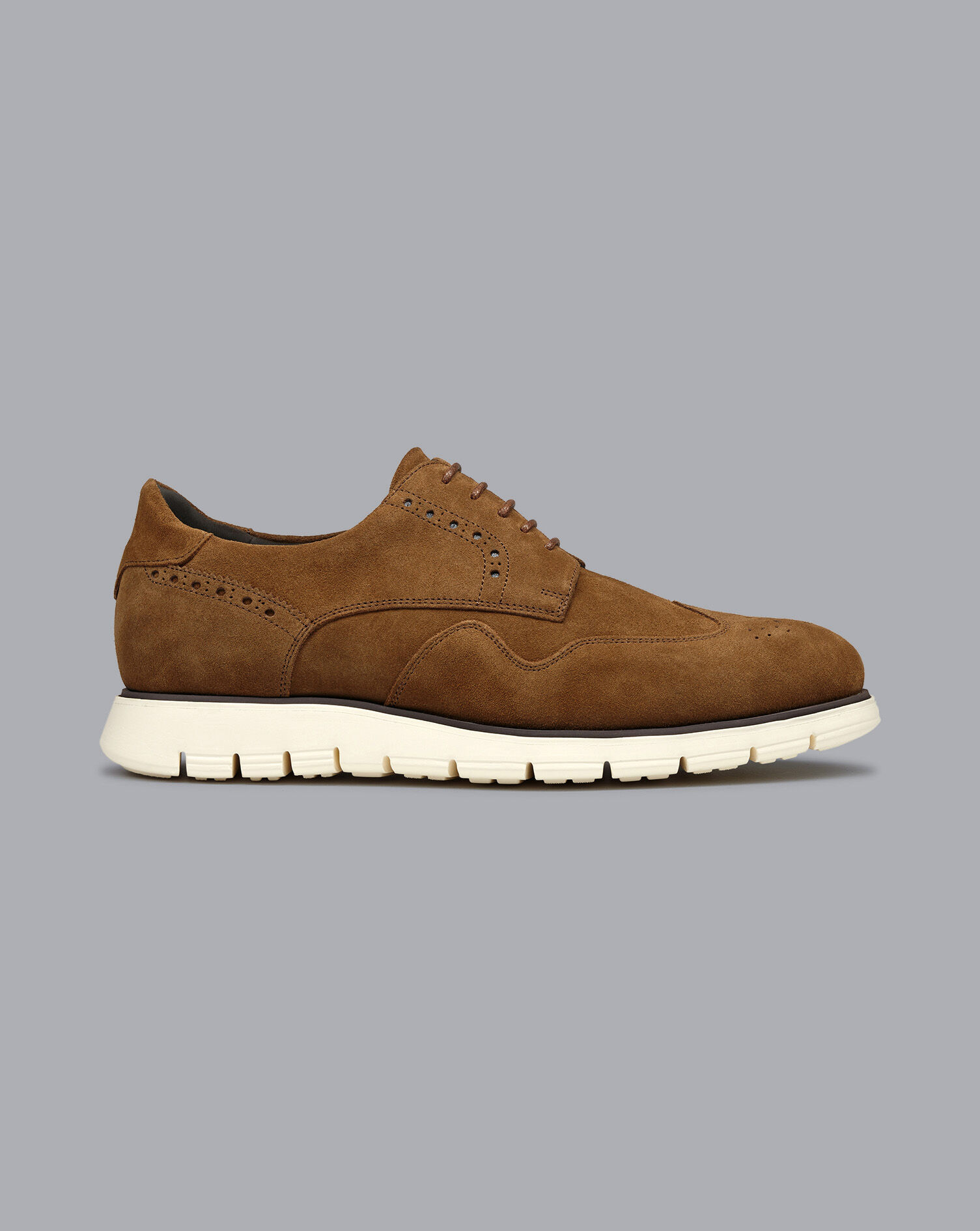 Charles Tyrwhitt Suede Hybrid Trainers - Tobacco Brown