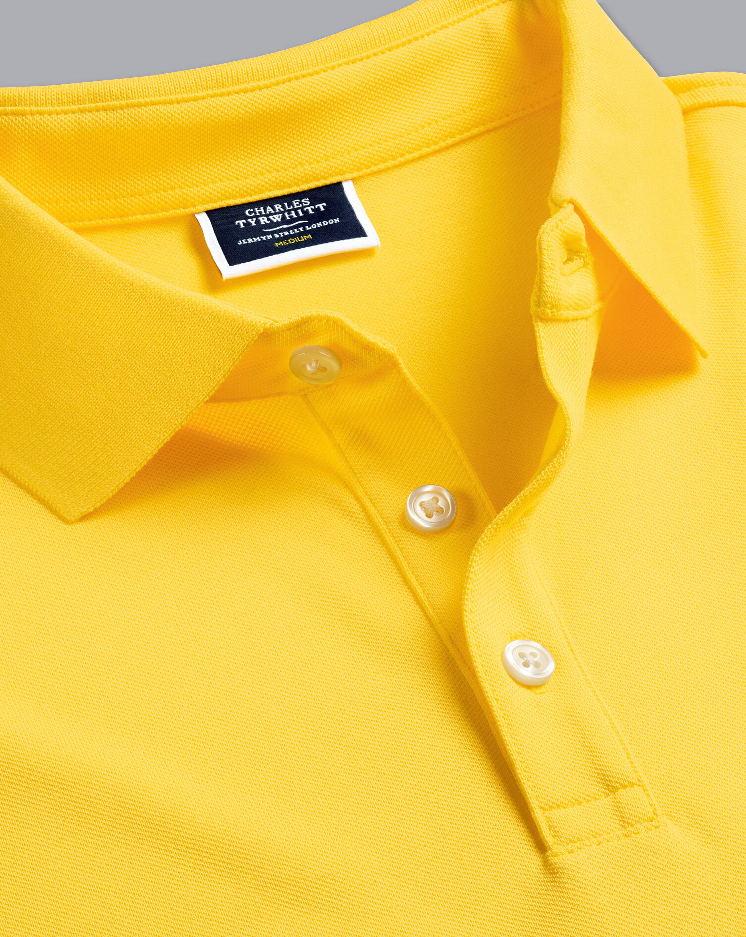 Charles Tyrwhitt Tyrwhitt Pique Polo - Lemon