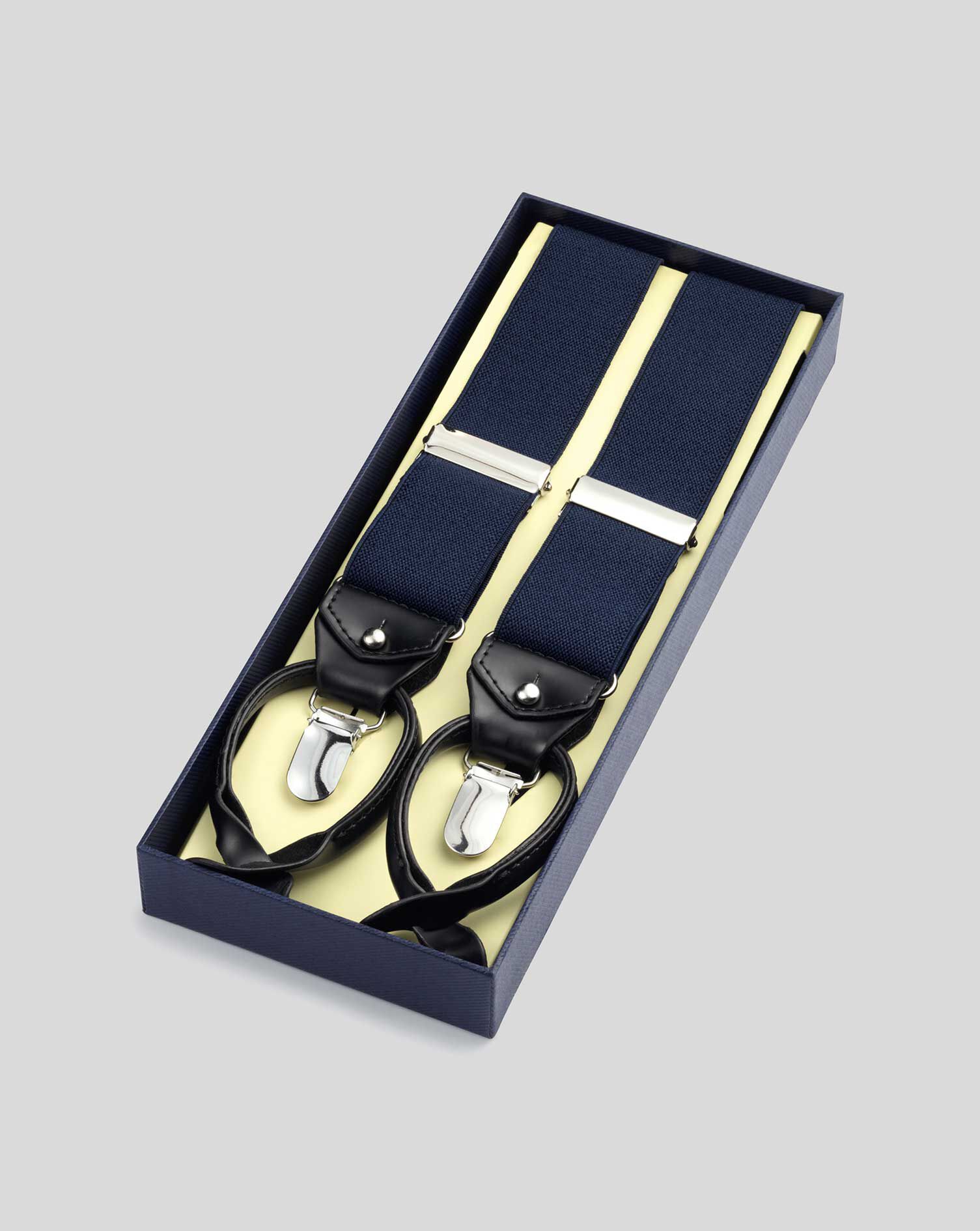 Charles Tyrwhitt Combination Suspenders - Navy