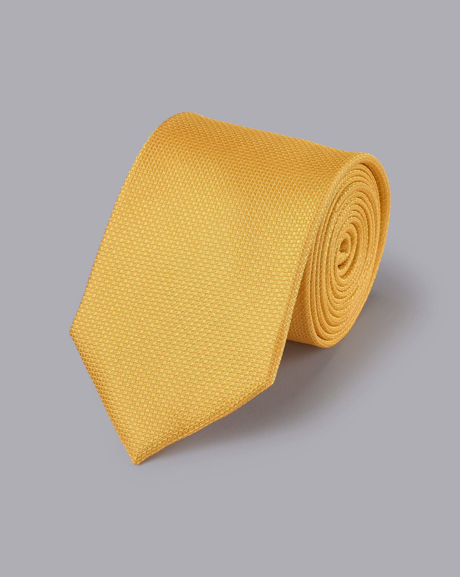 Charles Tyrwhitt Stain Resistant Silk Tie - Sunflower