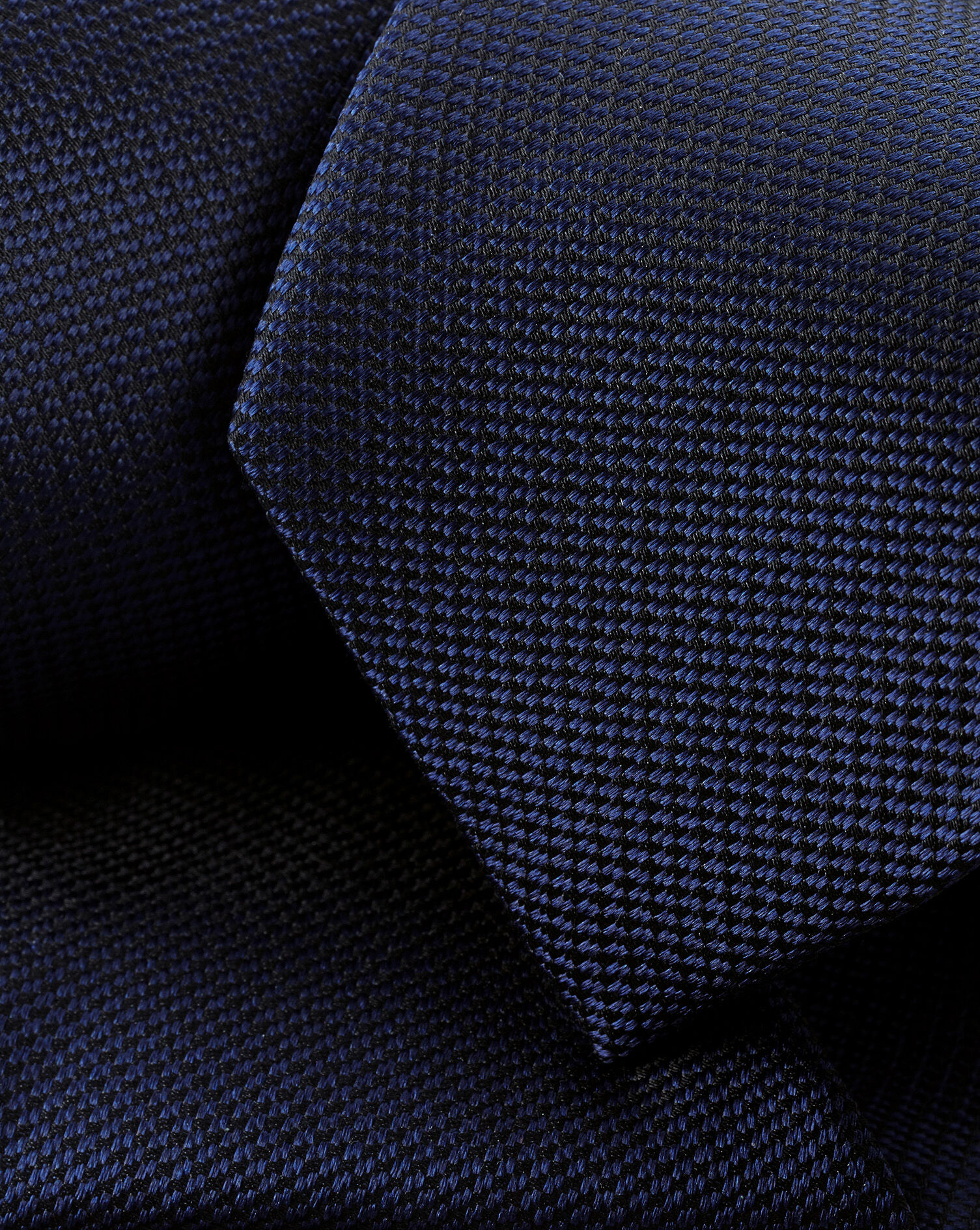 Charles Tyrwhitt Stain Resistant Slim Silk Tie - French Blue