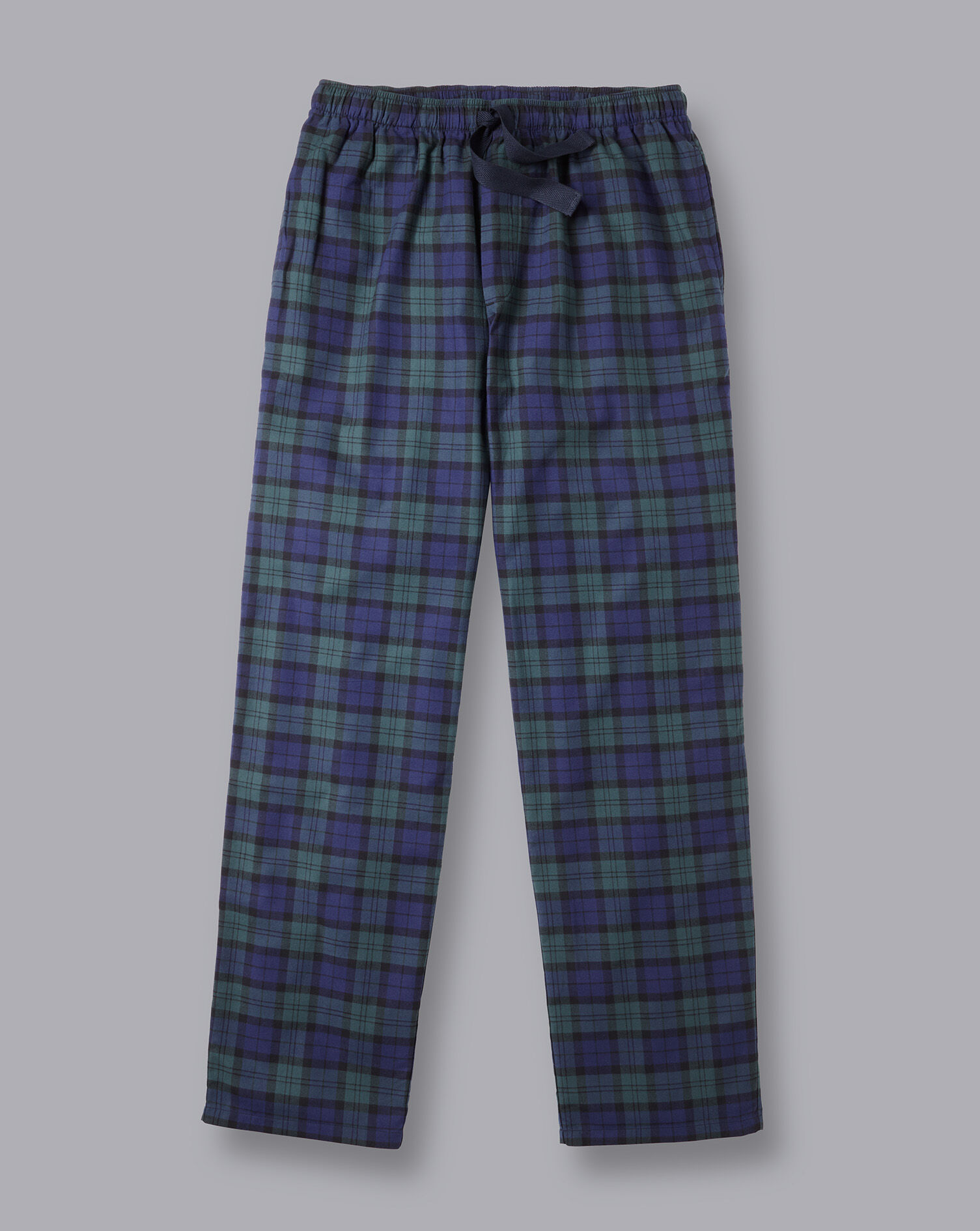 Charles Tyrwhitt Check Pajama Bottoms - French Blue & Forest Green