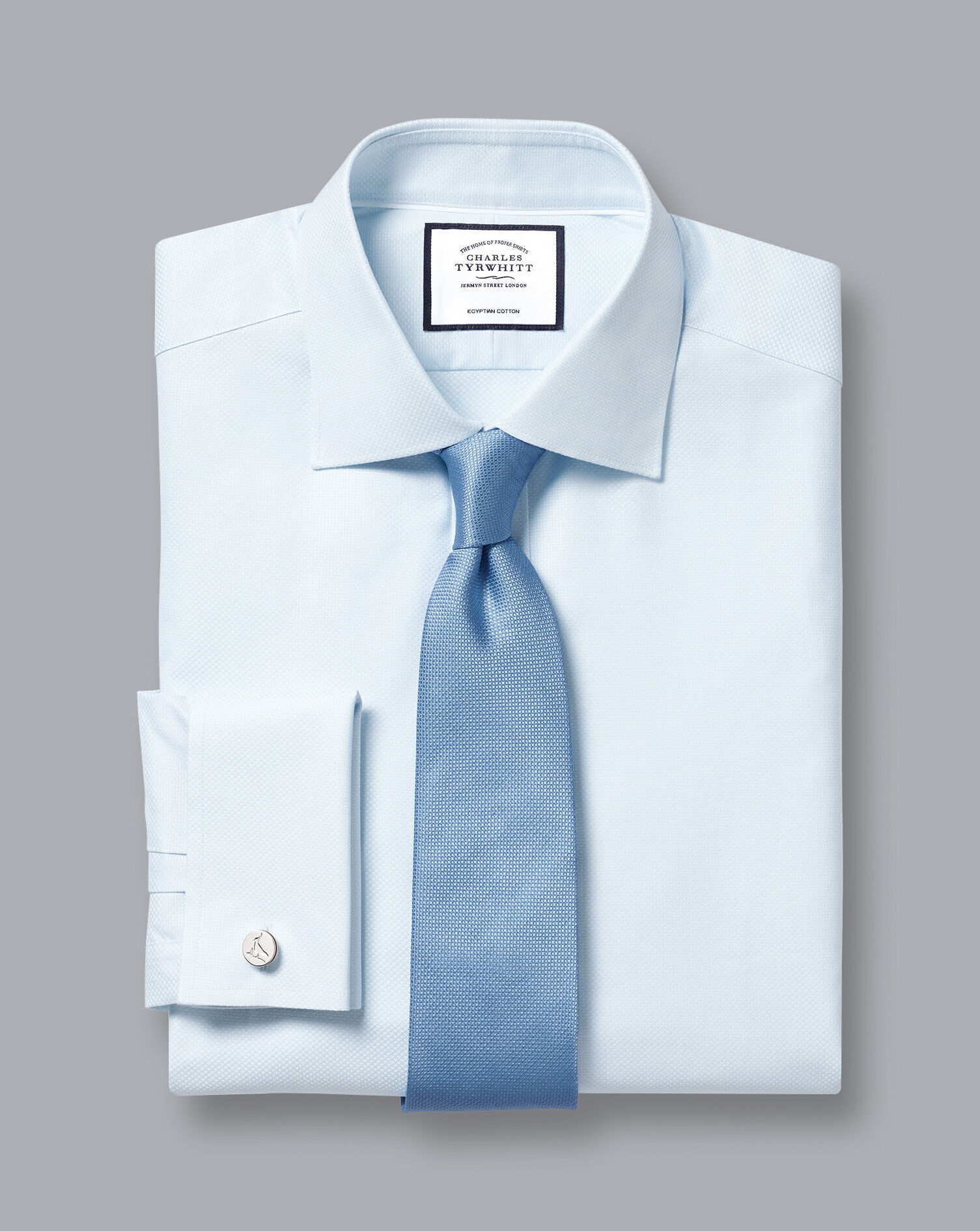 Charles Tyrwhitt Stain Resistant Silk Tie - Sky Blue