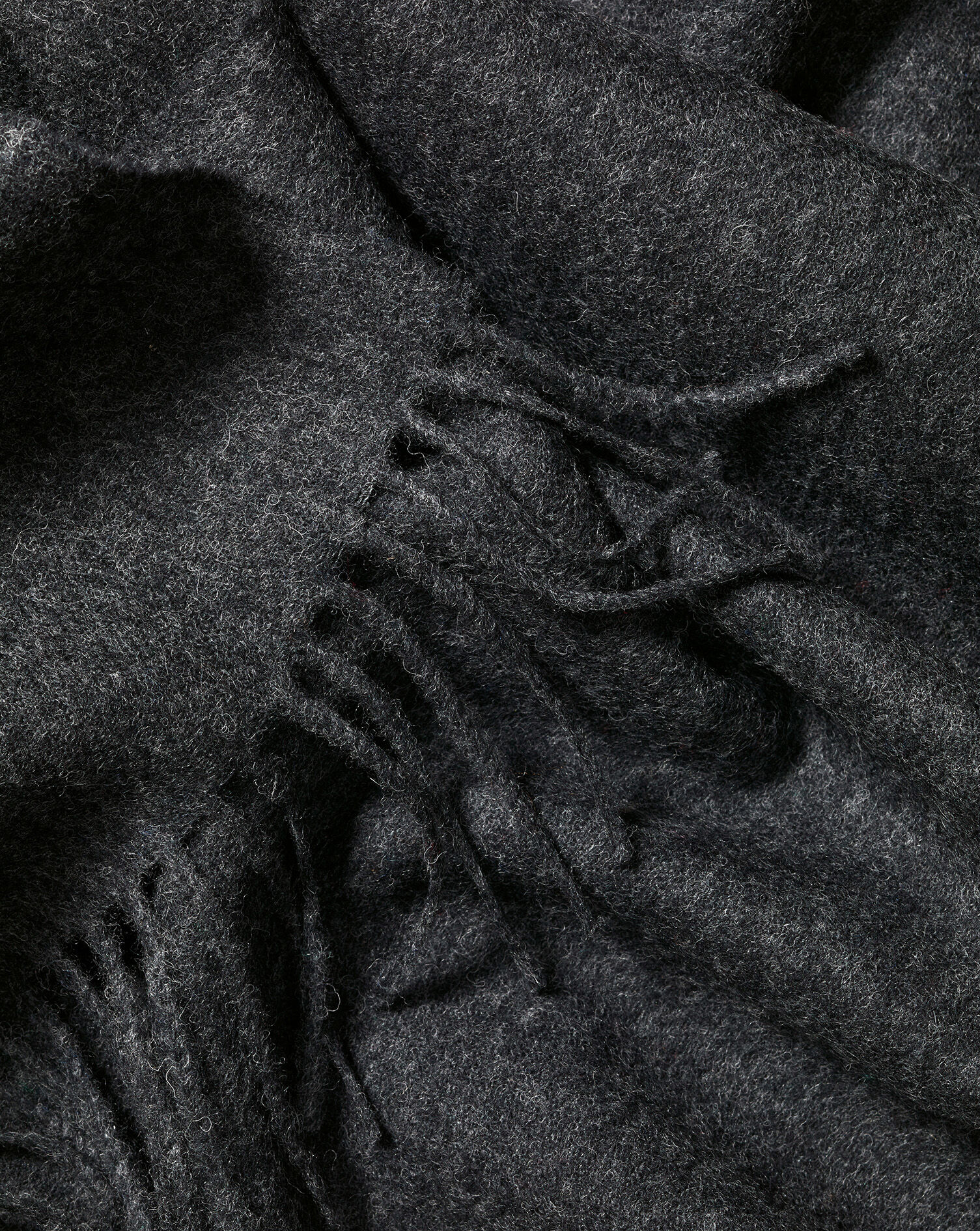 Charles Tyrwhitt Lambswool Melange Scarf - Charcoal