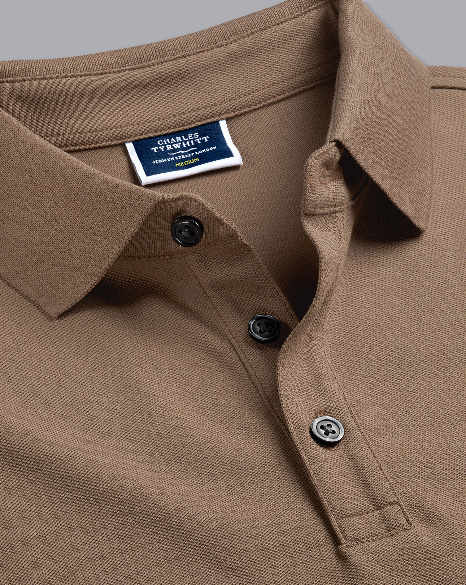 Charles Tyrwhitt Tyrwhitt Pique Polo - Camel