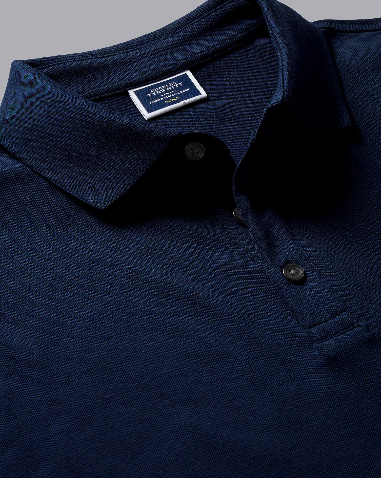 Charles Tyrwhitt Tyrwhitt Pique Polo - Navy
