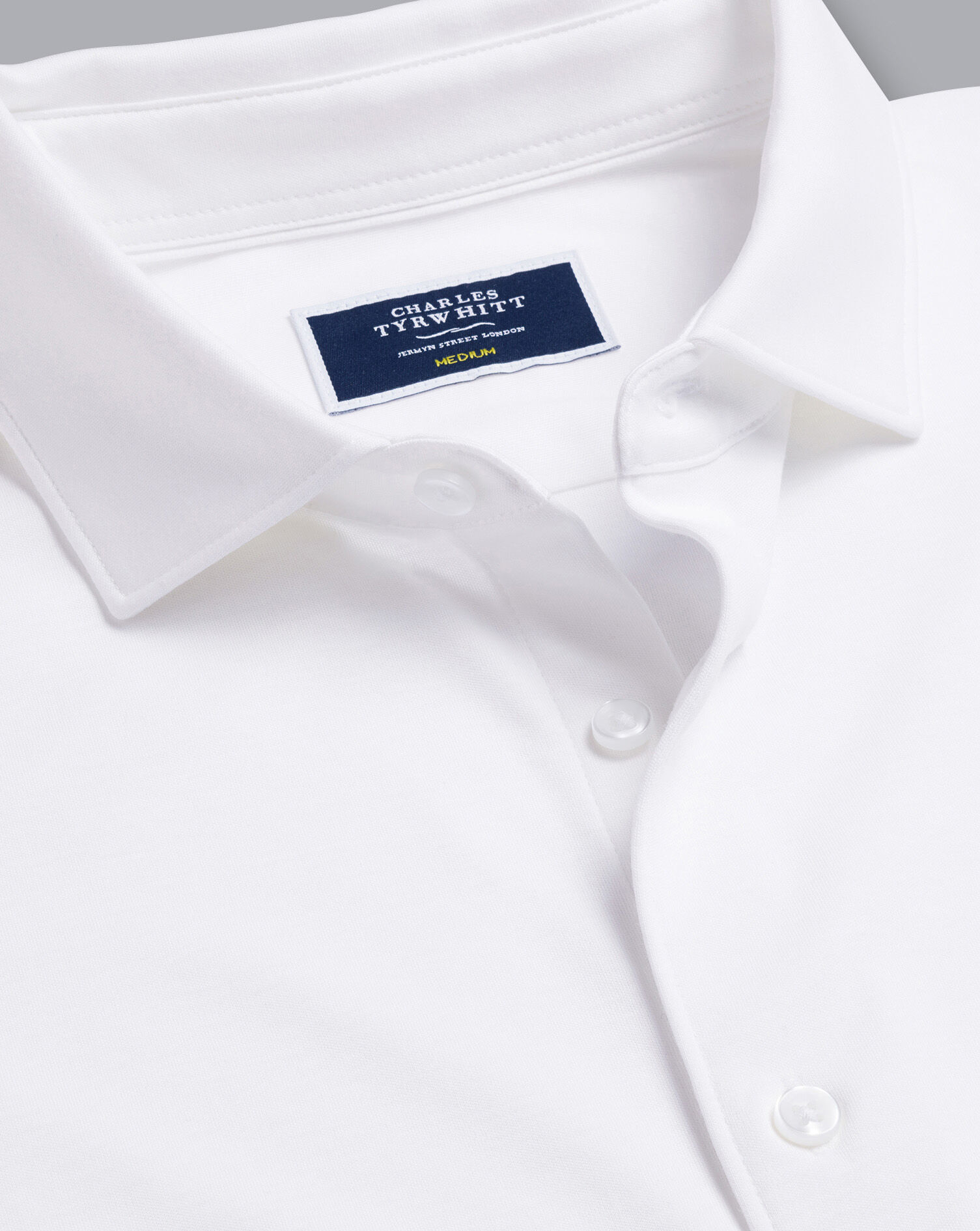 Charles Tyrwhitt Jersey Shirt - White