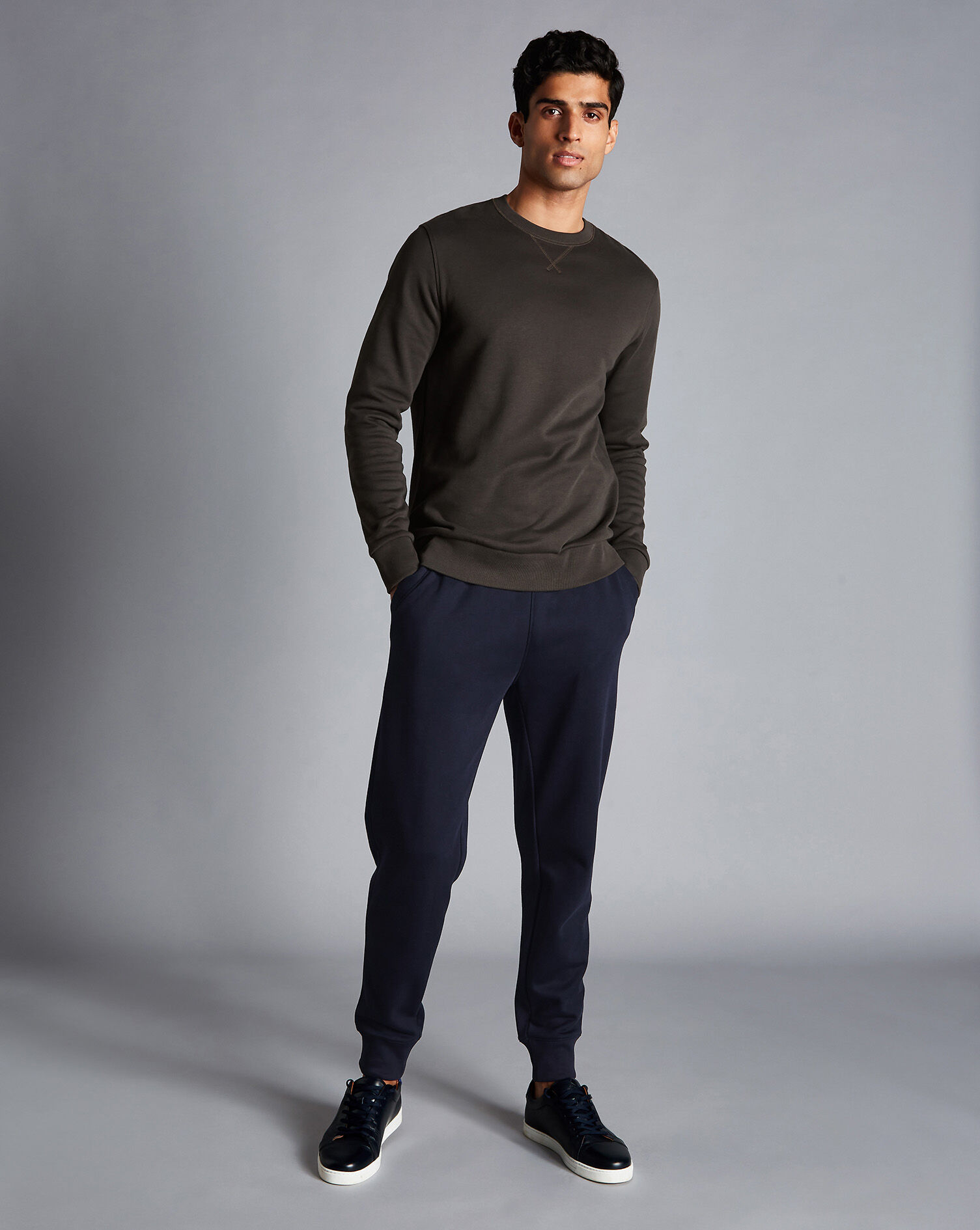 Charles Tyrwhitt Jersey Joggers - Navy