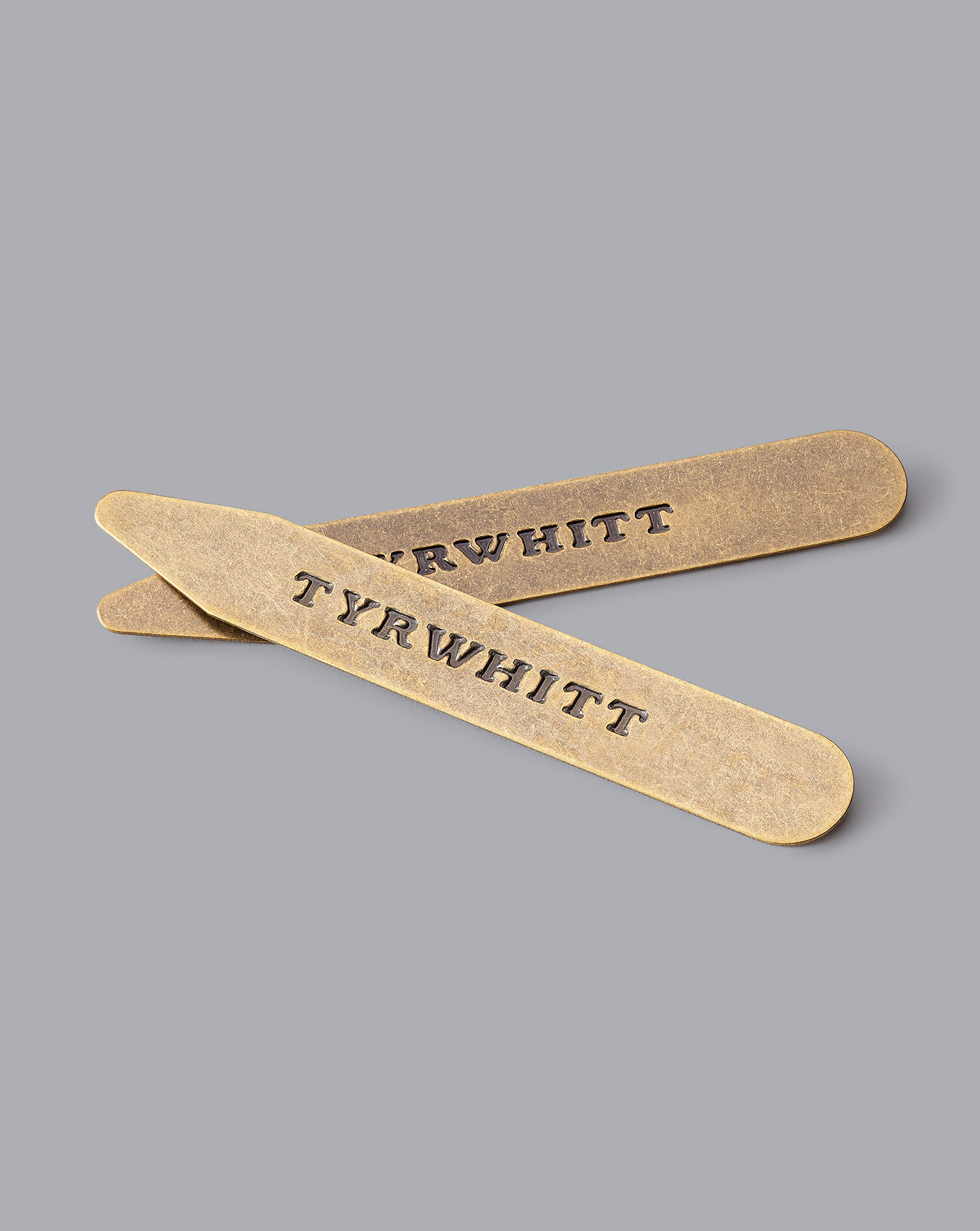 Charles Tyrwhitt 3 Pack Solid Brass Classic Collar Stays