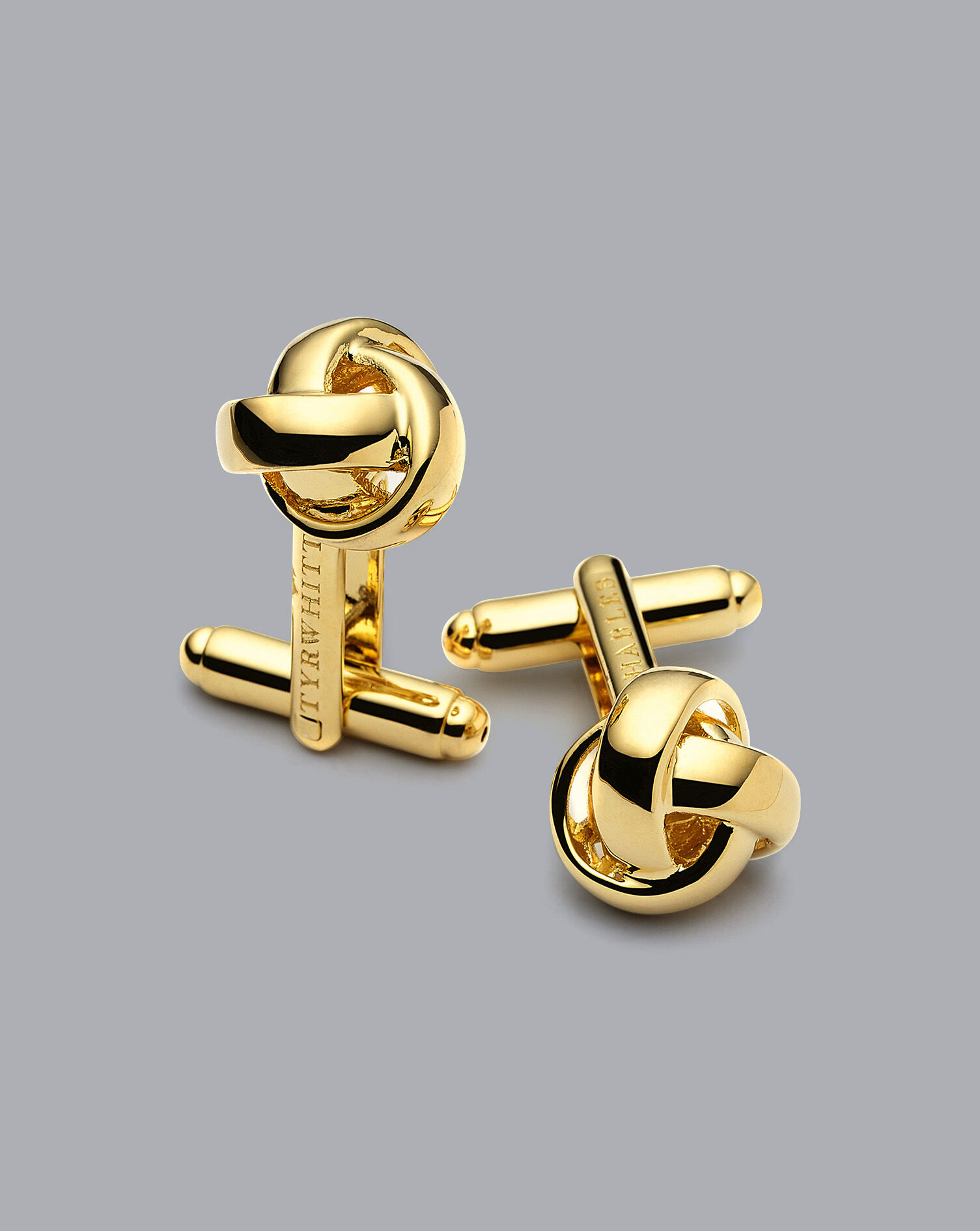 Charles Tyrwhitt Knot Cufflinks - Gold