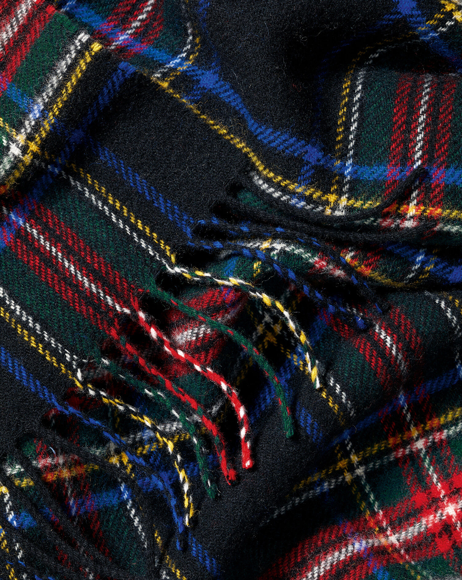 Charles Tyrwhitt Lambswool Tartan Check Scarf - Multi