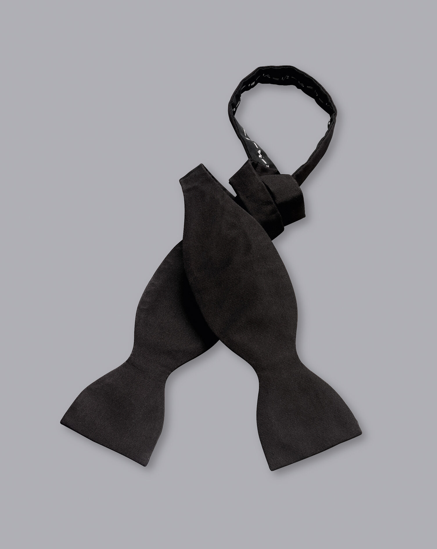 Charles Tyrwhitt Silk Barathea Self-Tie Bow Tie - Black