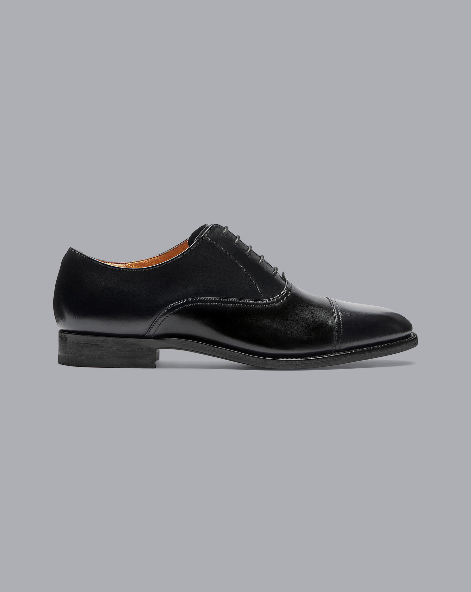 Charles Tyrwhitt Leather Oxford Shoes - Black