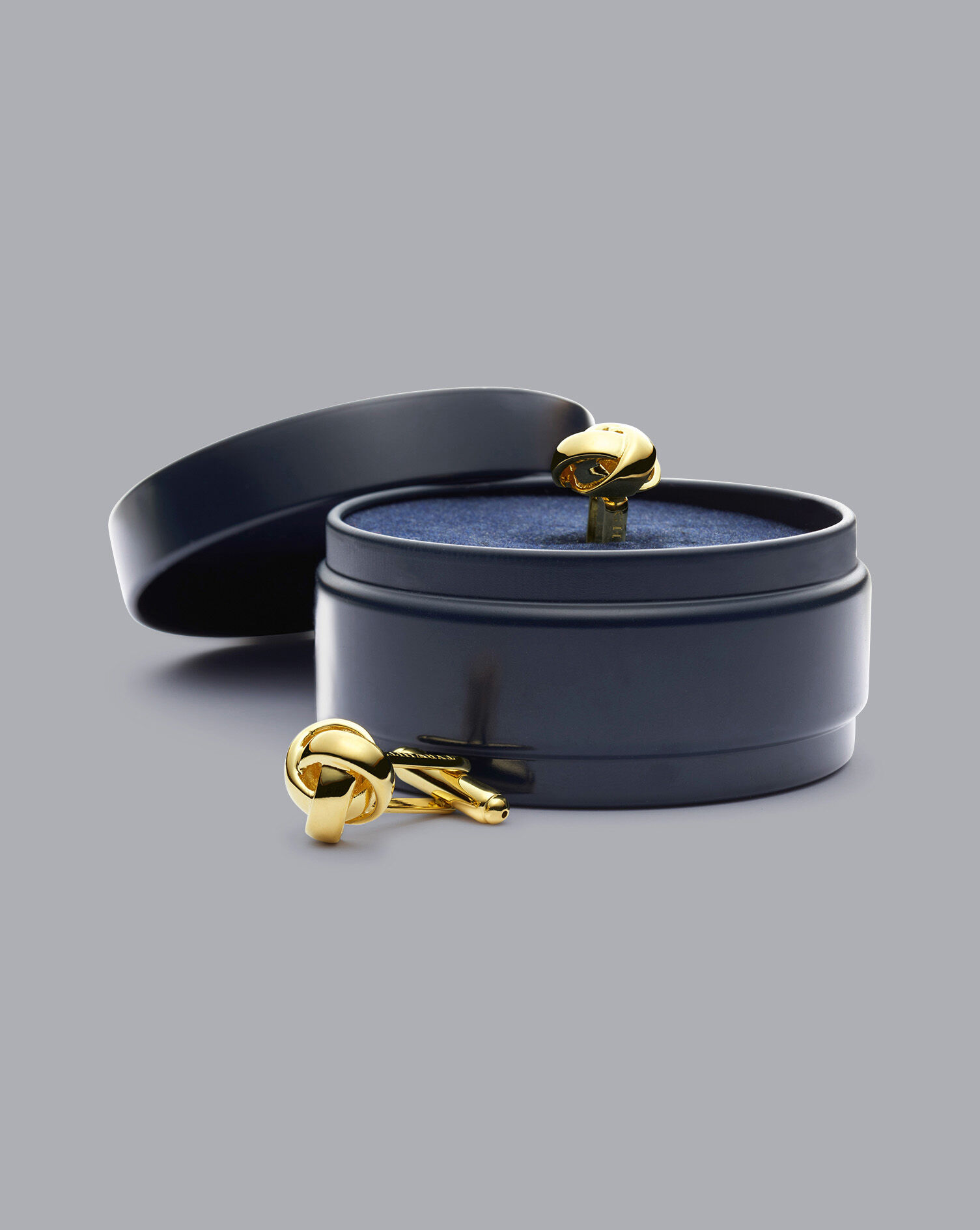 Charles Tyrwhitt Knot Cufflinks - Gold