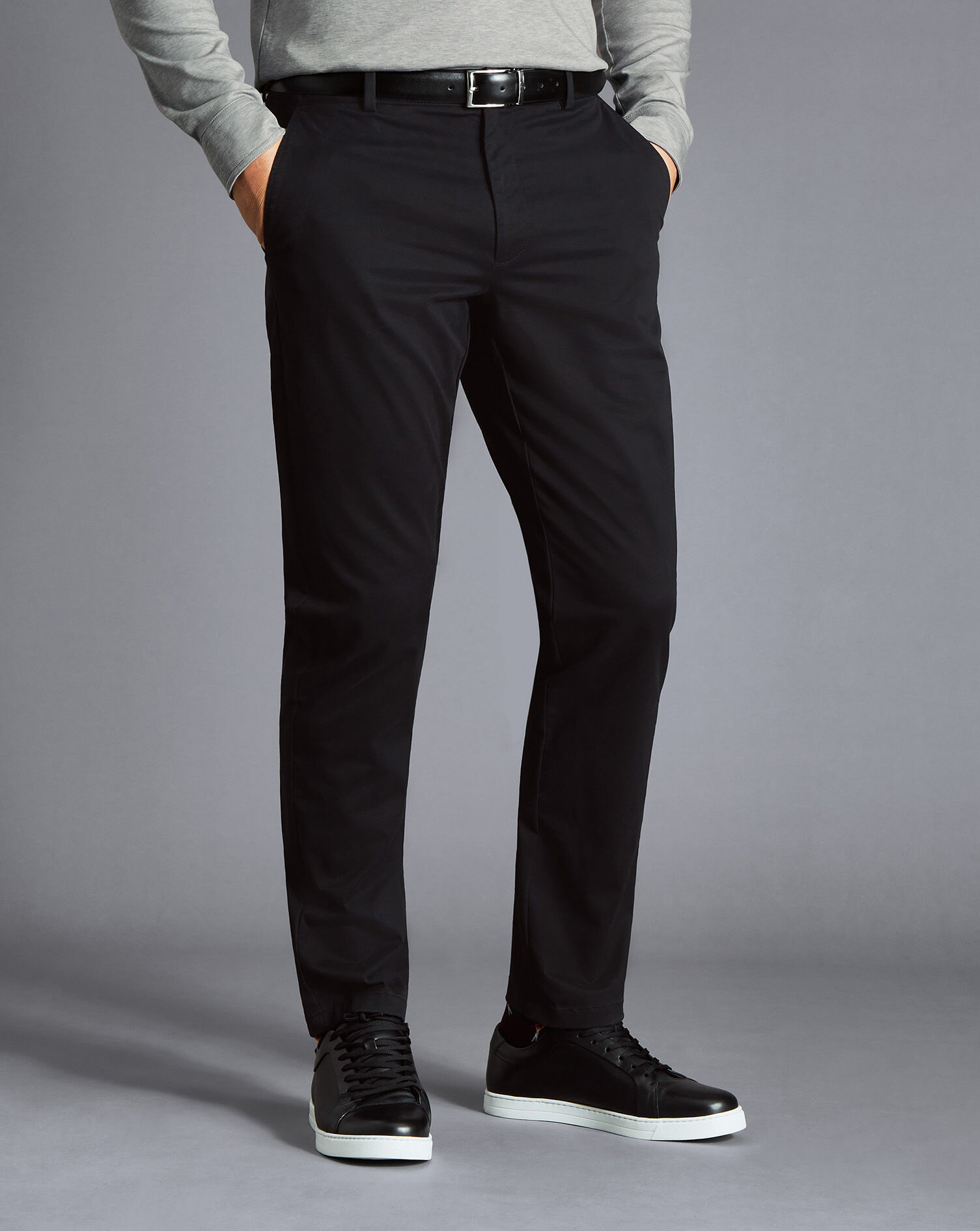 Charles Tyrwhitt Lightweight Pants - Black