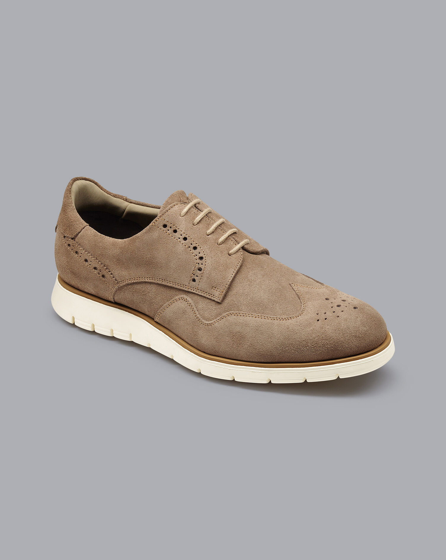 Charles Tyrwhitt Suede Hybrid Sneakers - Light Brown