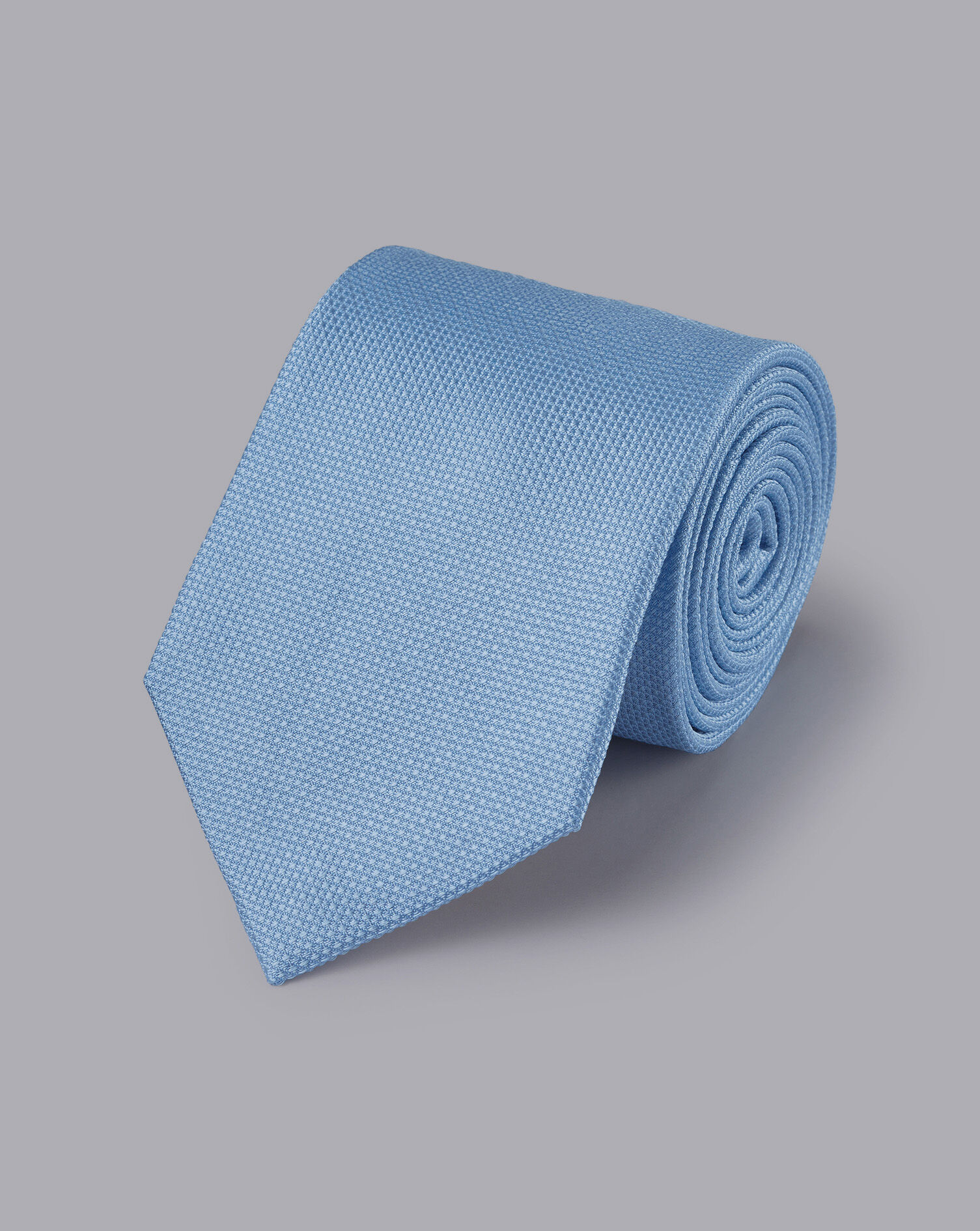 Charles Tyrwhitt Stain Resistant Silk Tie - Sky Blue
