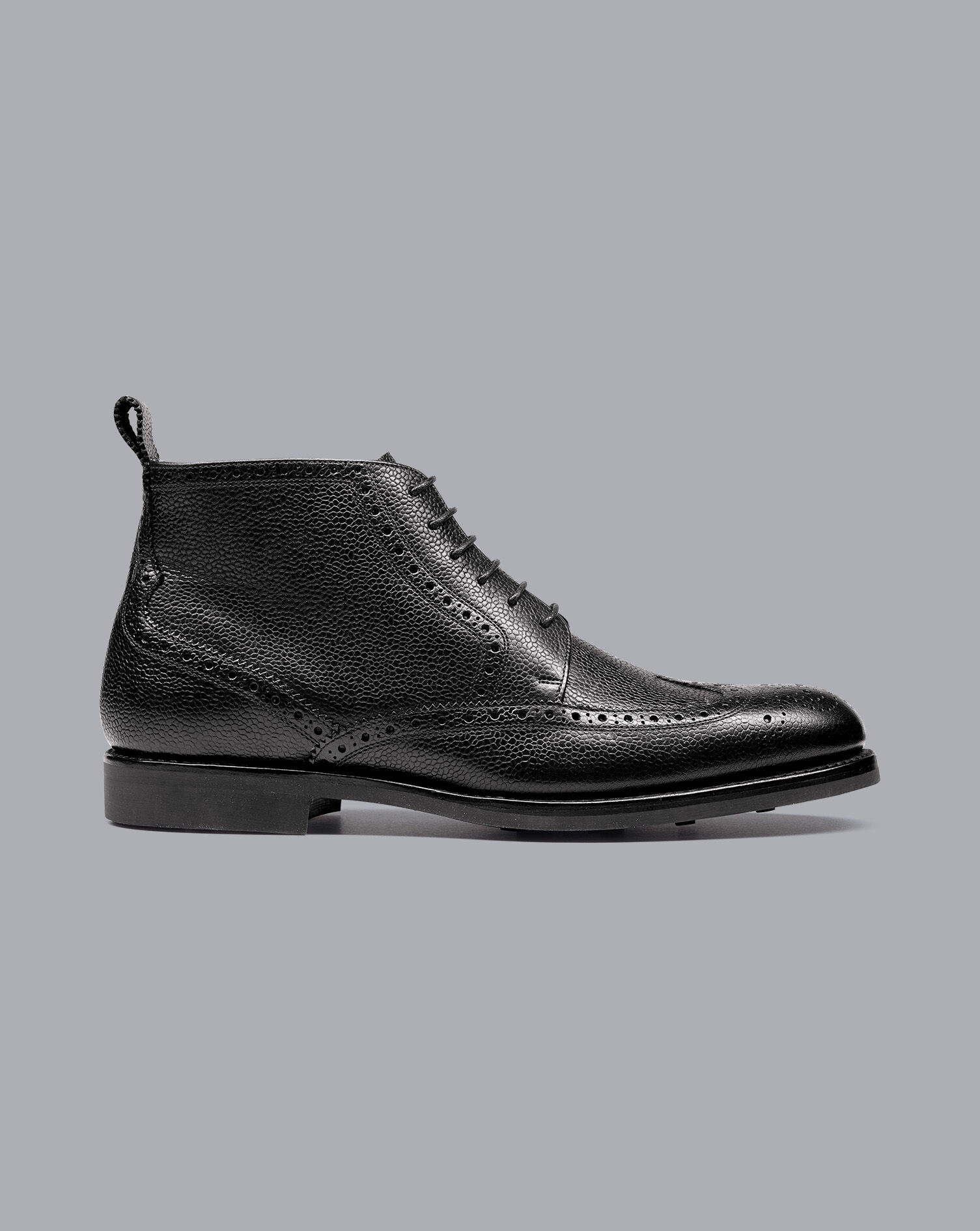 Charles Tyrwhitt Goodyear Welted Brogue Boot - Black
