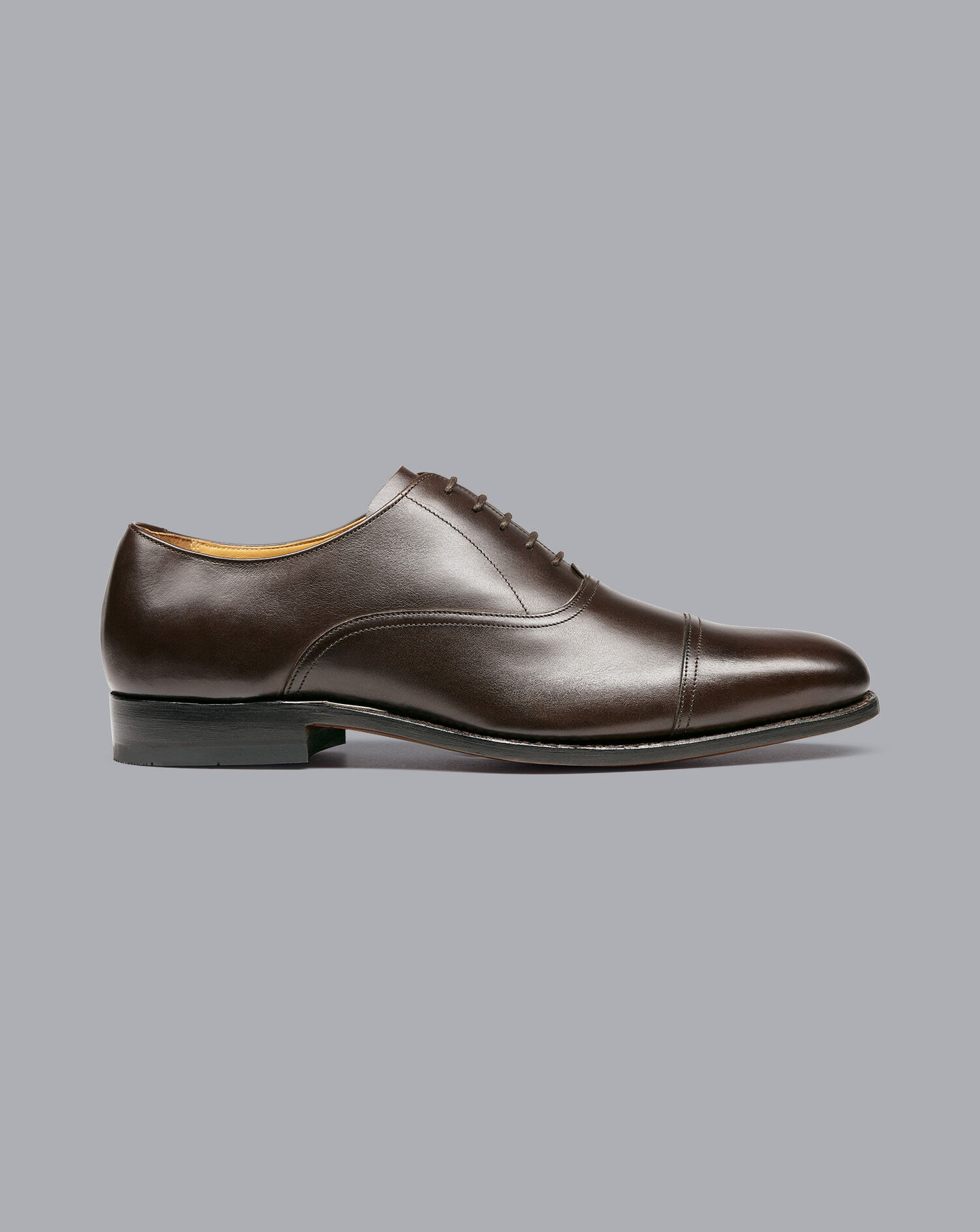 Charles Tyrwhitt Leather Oxford Shoes - Dark Chocolate