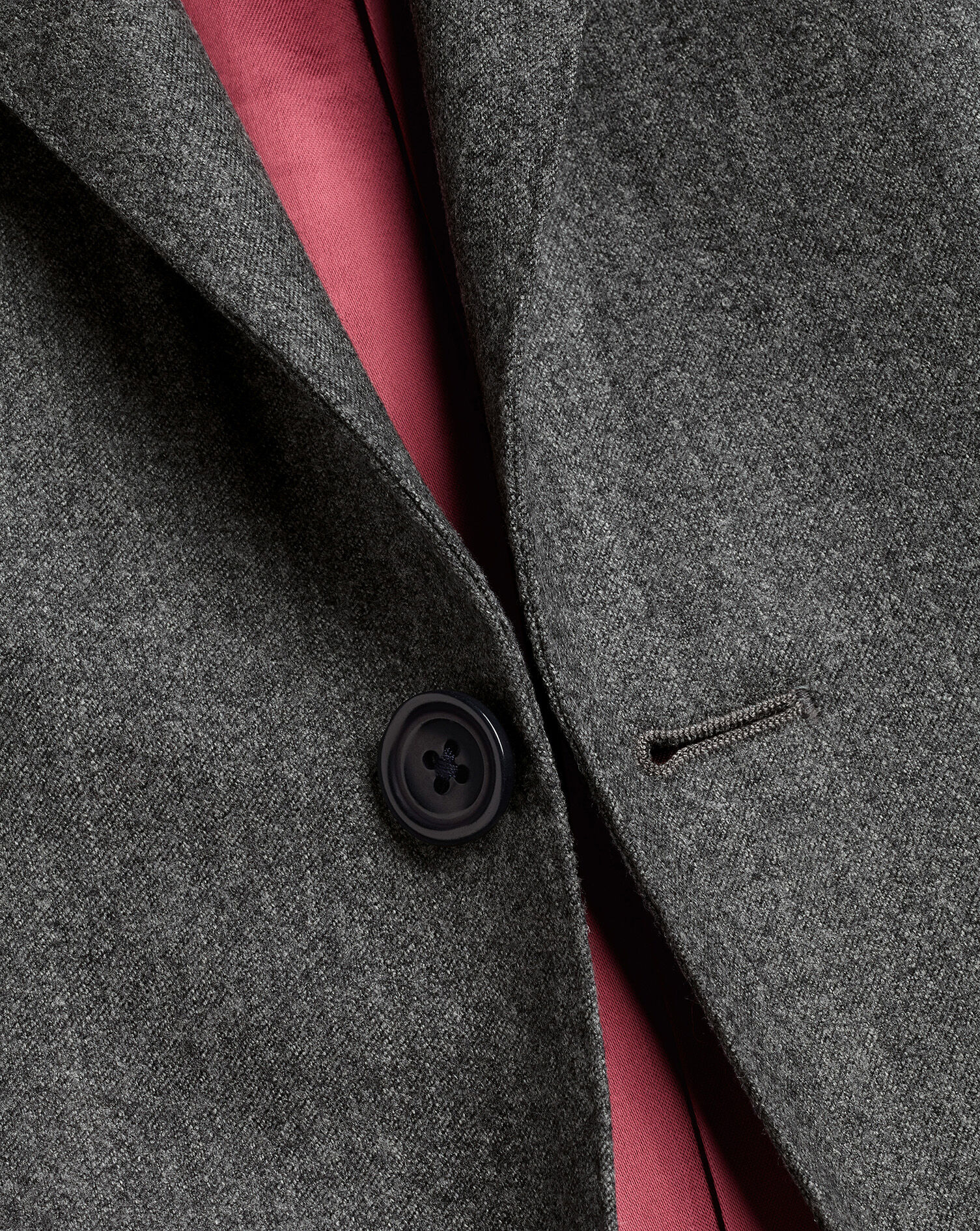 Charles Tyrwhitt Italian Luxury Stretch Flannel Suit - Grey