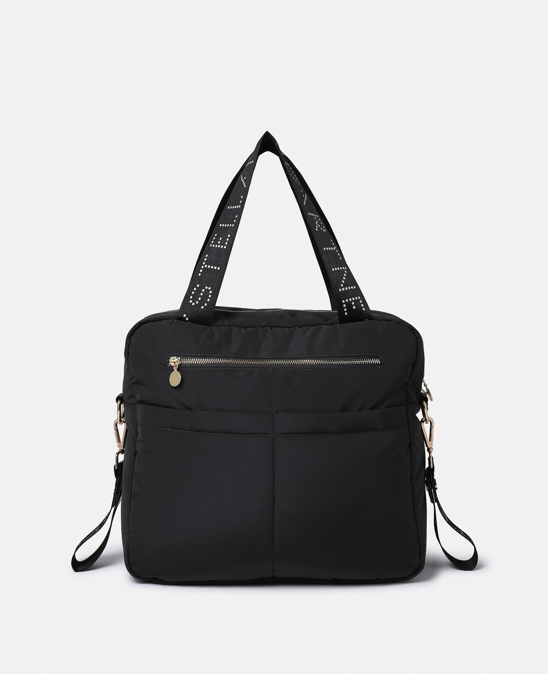 Logo Tape Changing Tote Bag