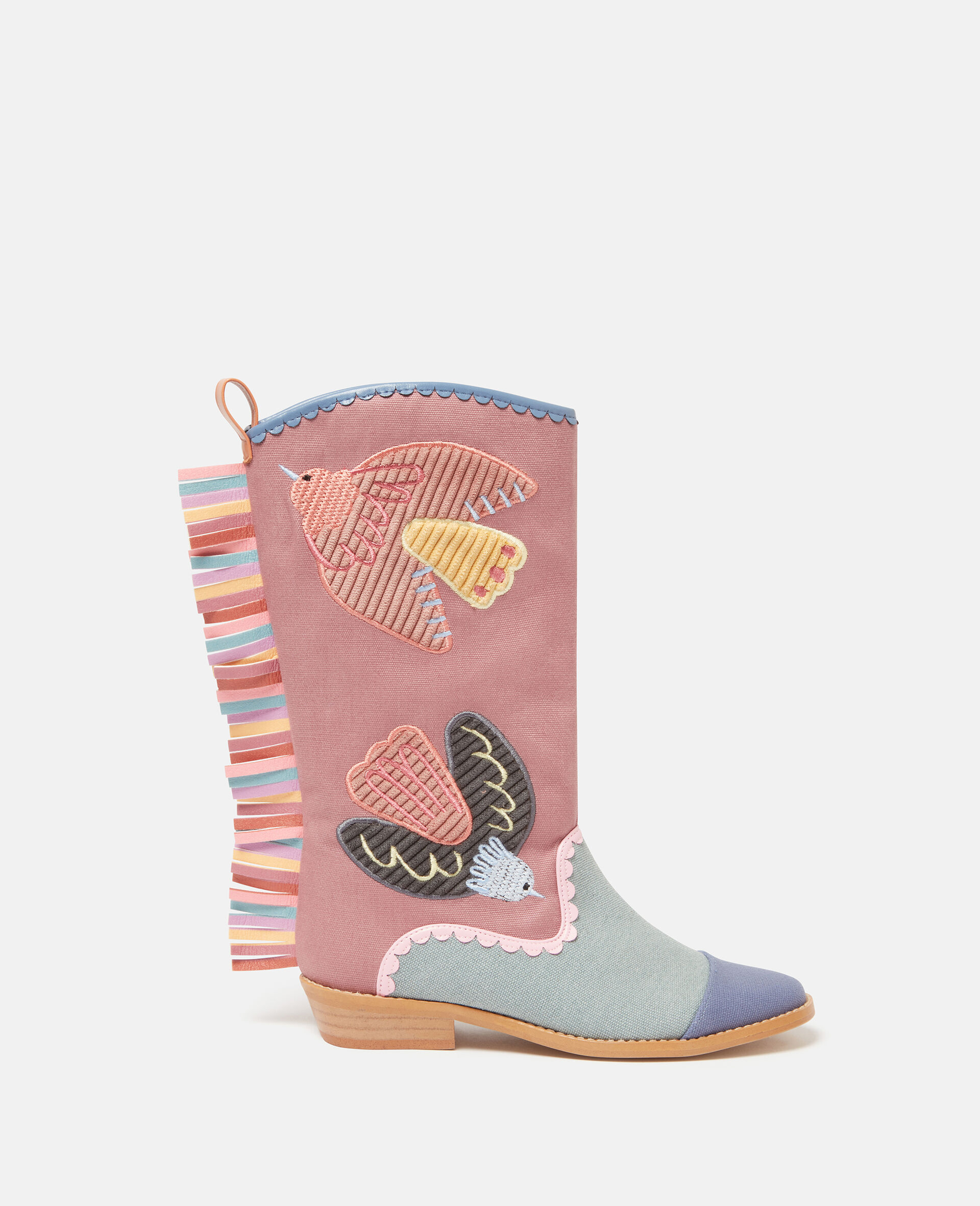 Dove Embroidered Western Boots