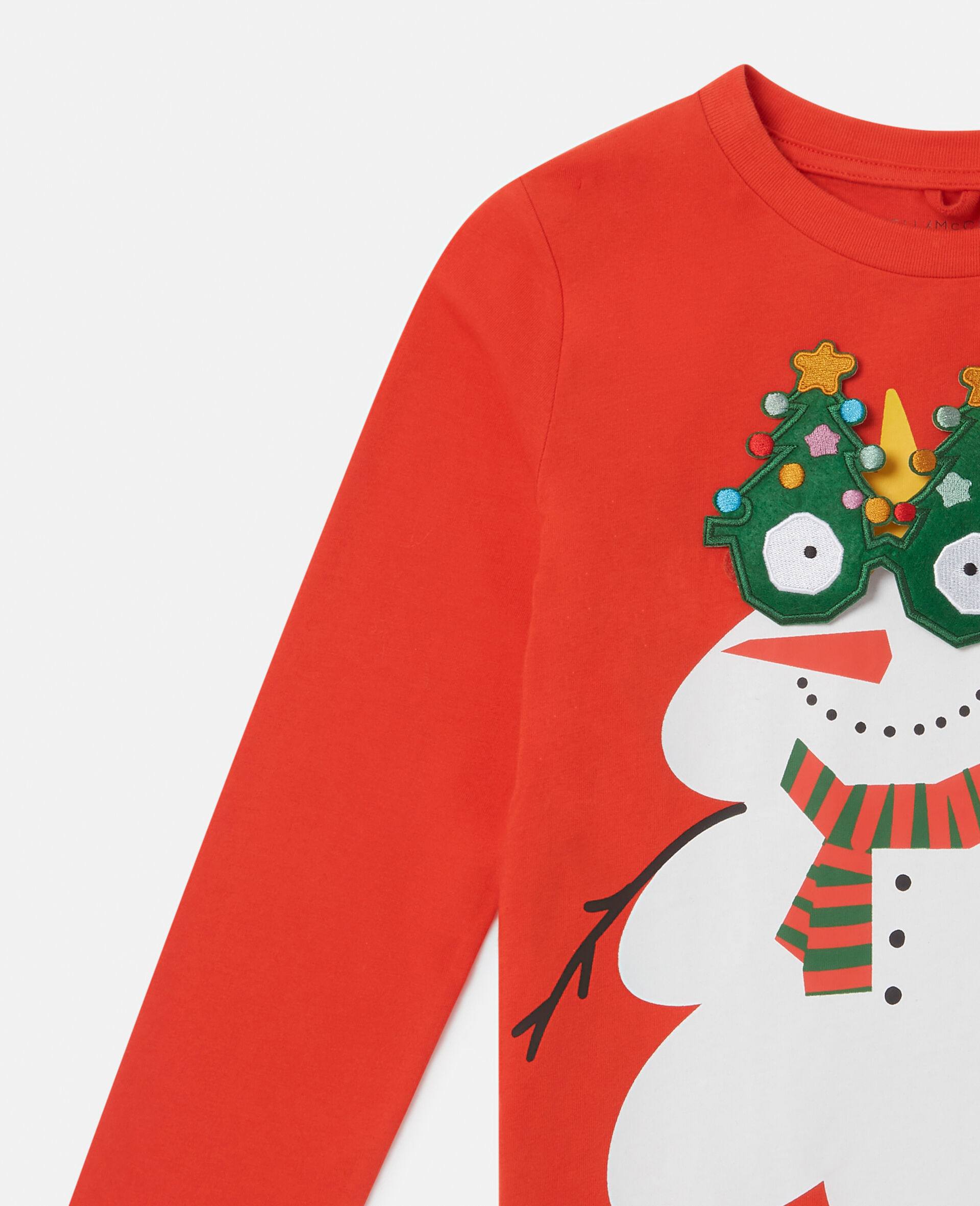 Snowman Graphic Long-Sleeve T-Shirt