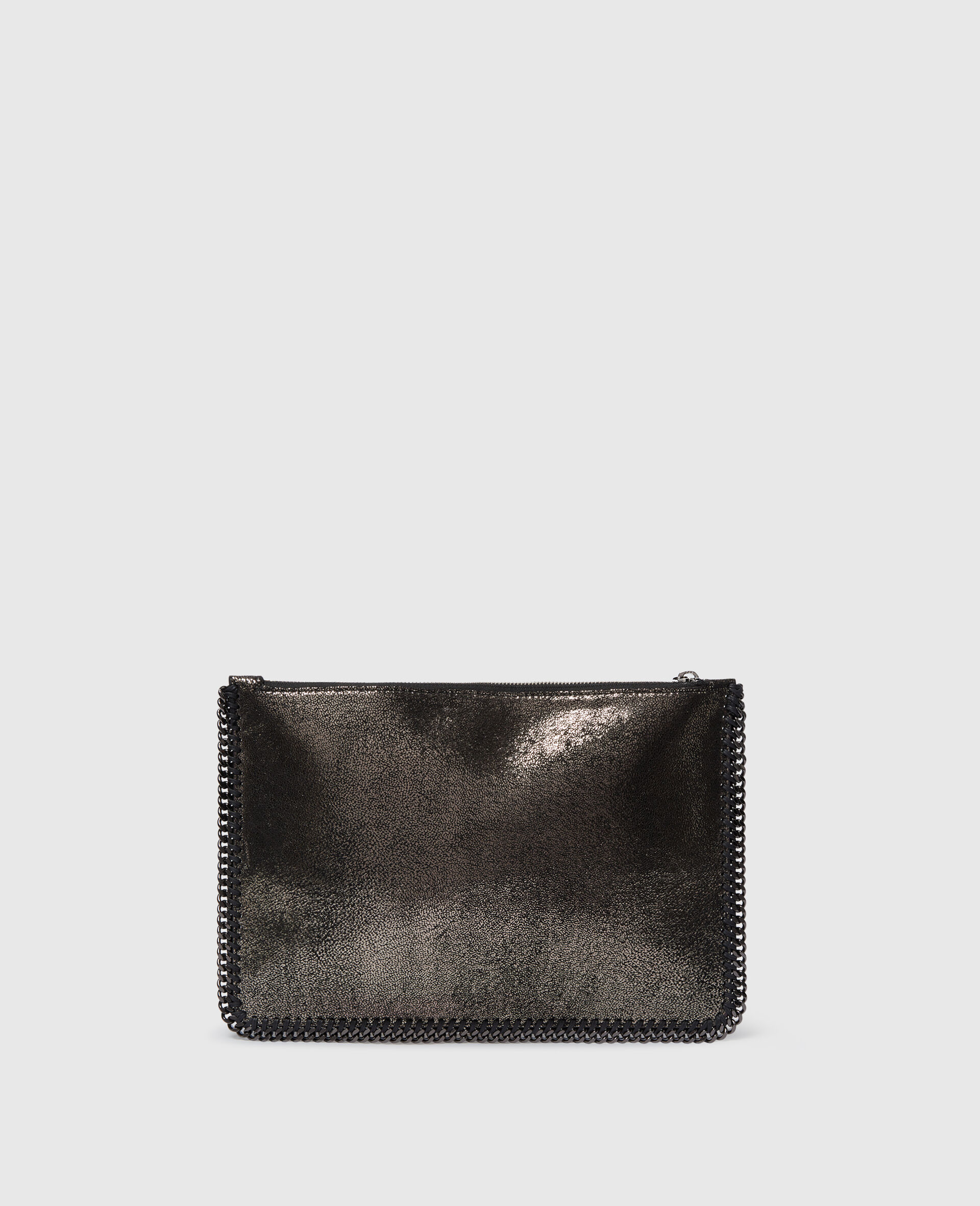 Falabella Metallic Zipper Pouch