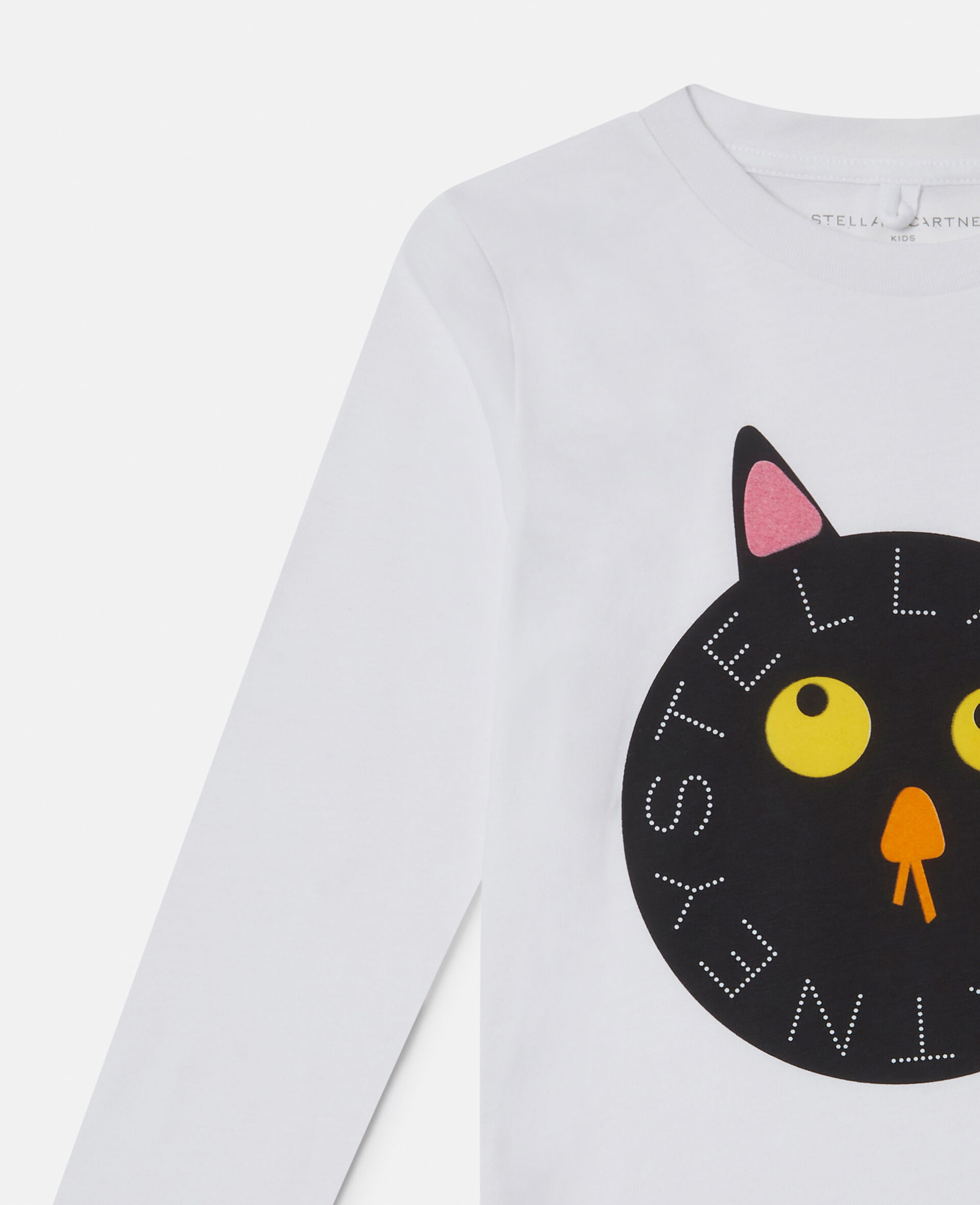 Spooky Cat Logo Long-Sleeve T-Shirt