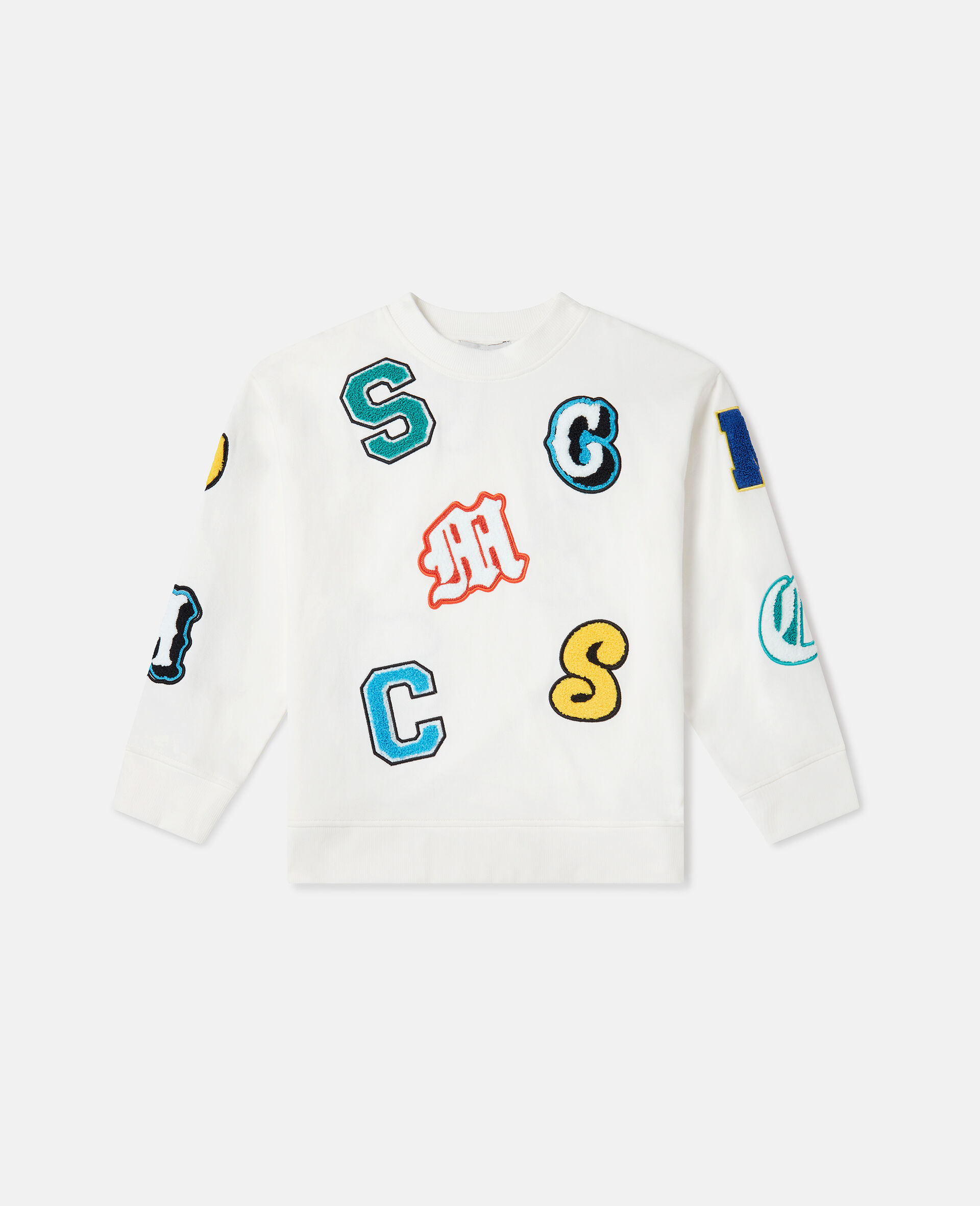 Brand Initials Embroidered Sweatshirt