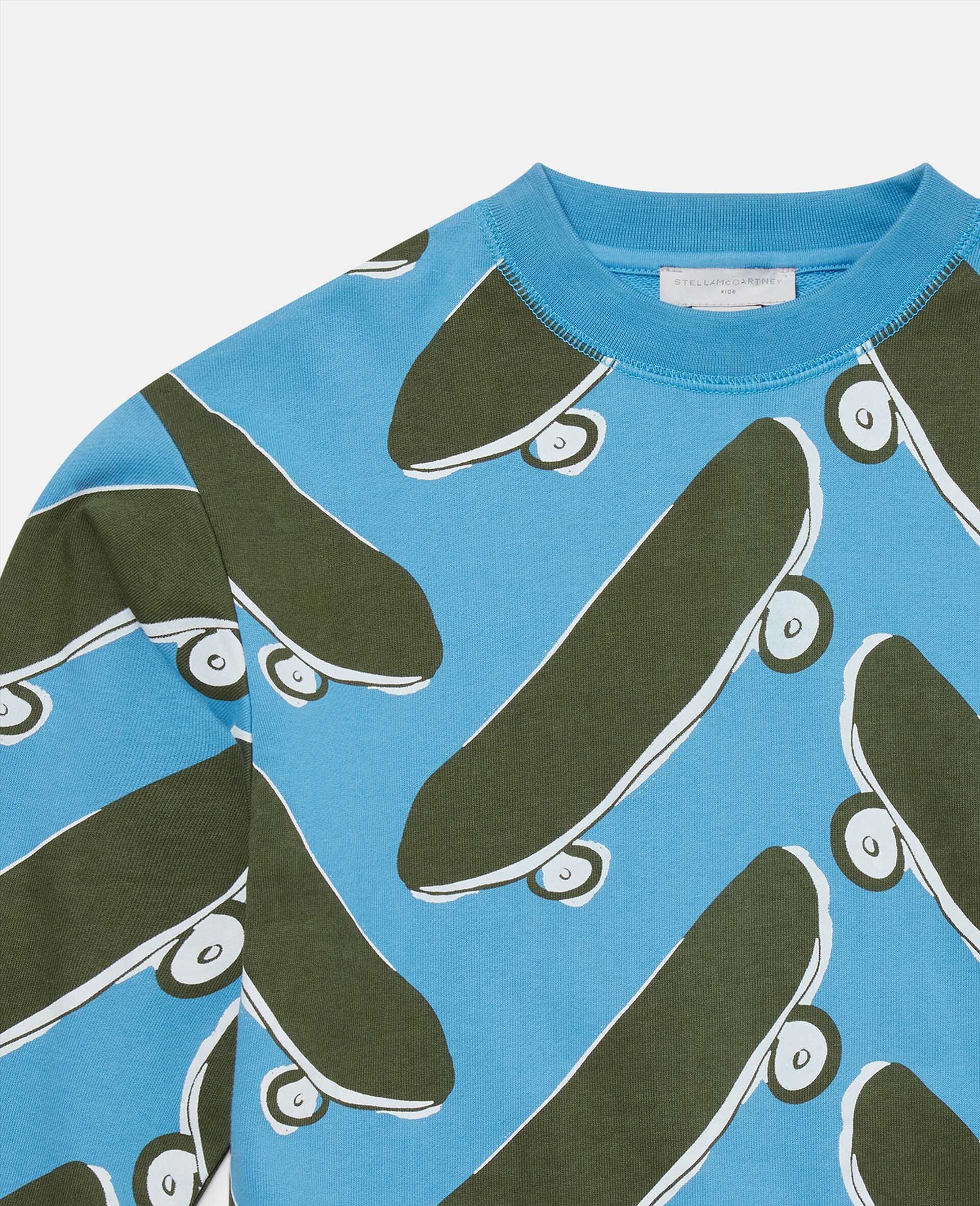 Skateboard Print Sweatshirt