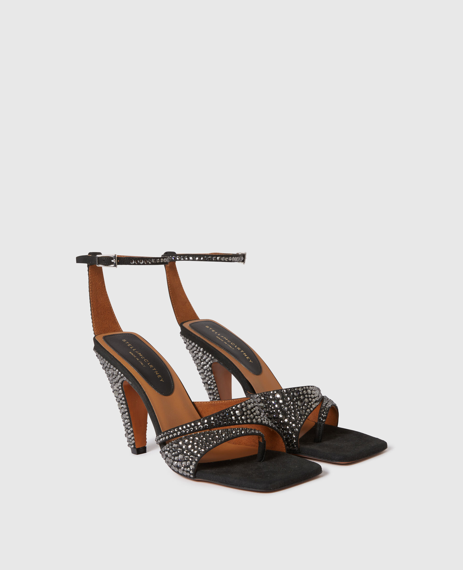 Stella Spur Crystal Hotfix Heeled Pump