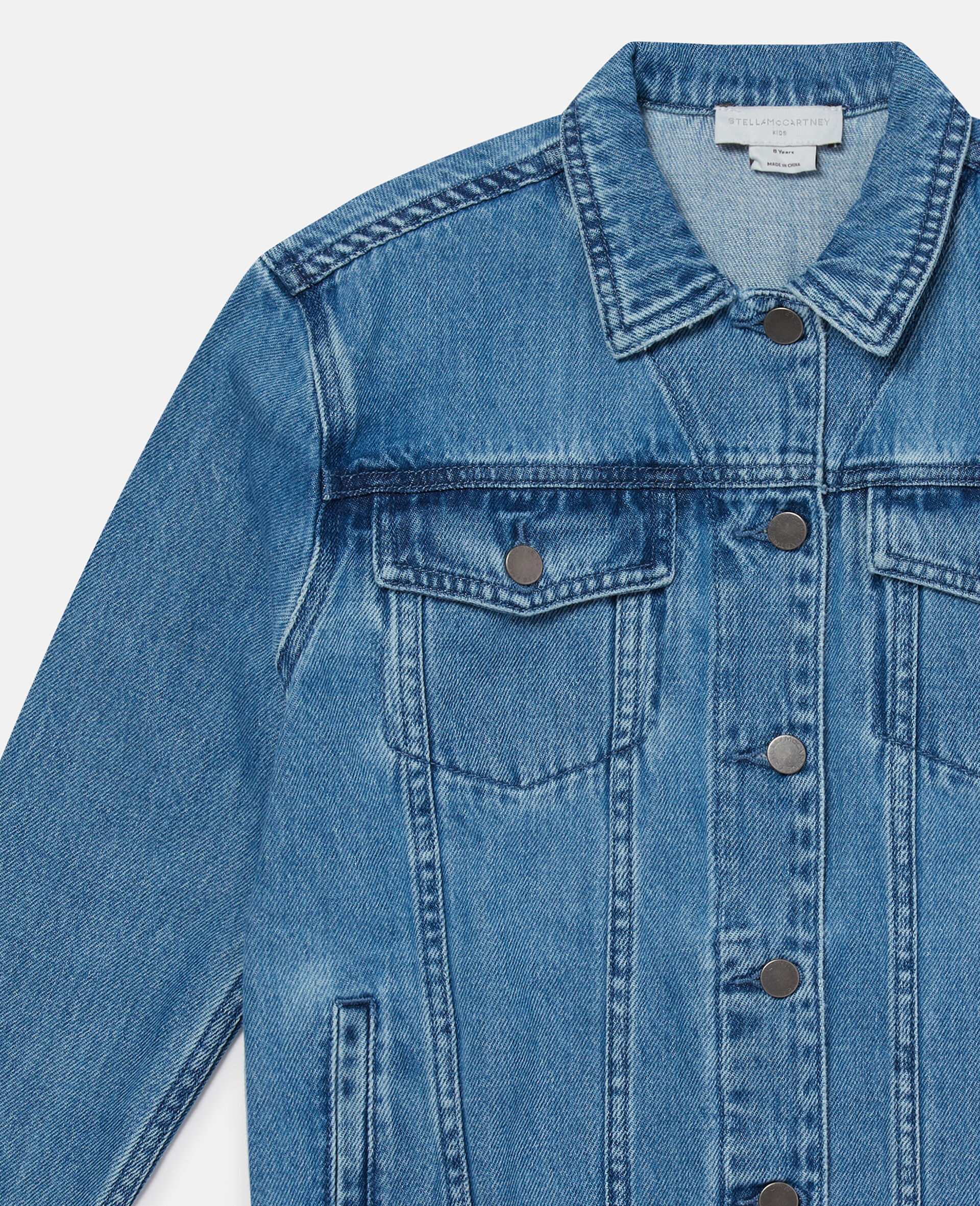 Moniker Embroidered Denim Jacket